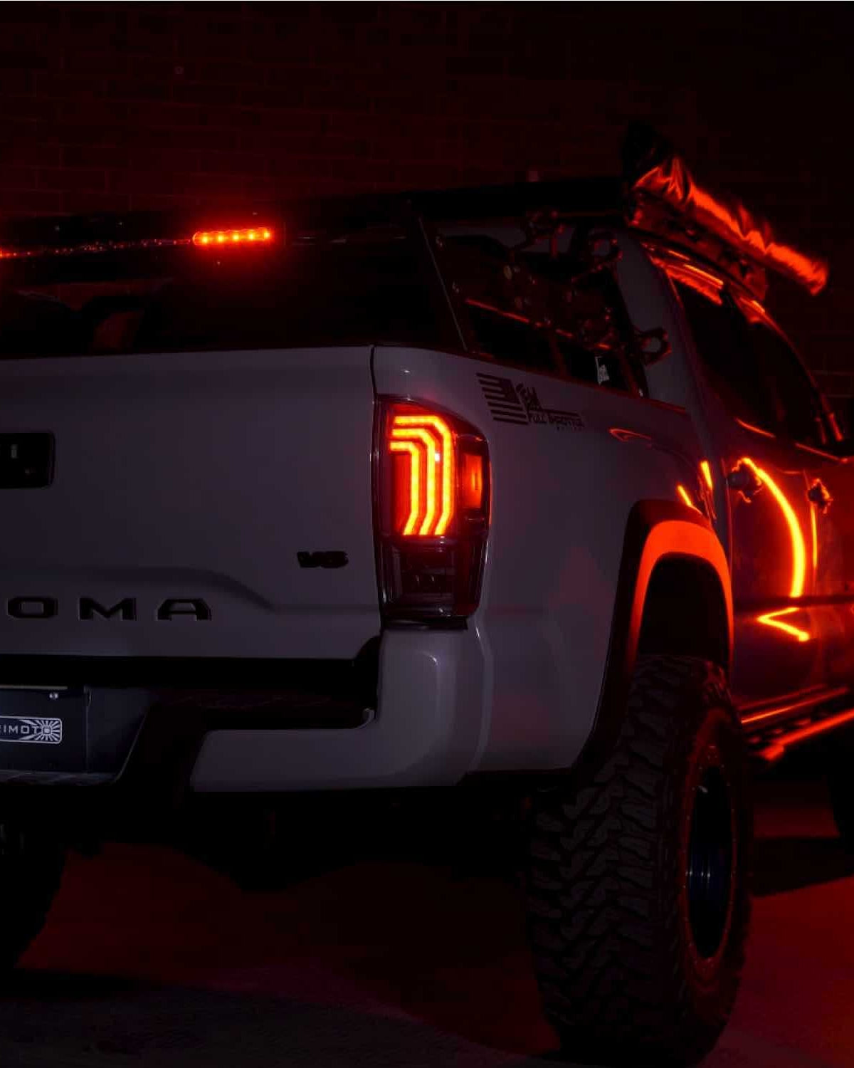 Morimoto XB Sequential LED Tail Lights with Red Lens for 3rd-Gen Tacoma (2016–2023) - Pair