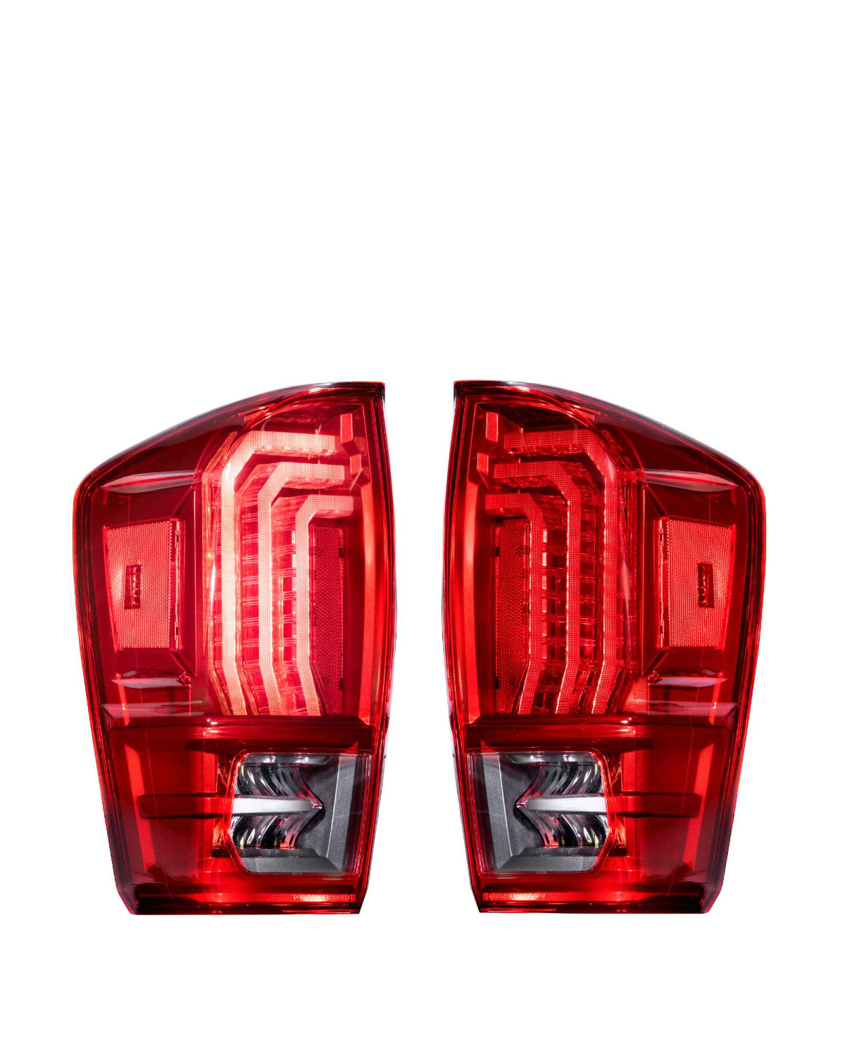 Morimoto XB Sequential LED Tail Lights with Red Lens for 3rd-Gen Tacoma (2016–2023) - Pair