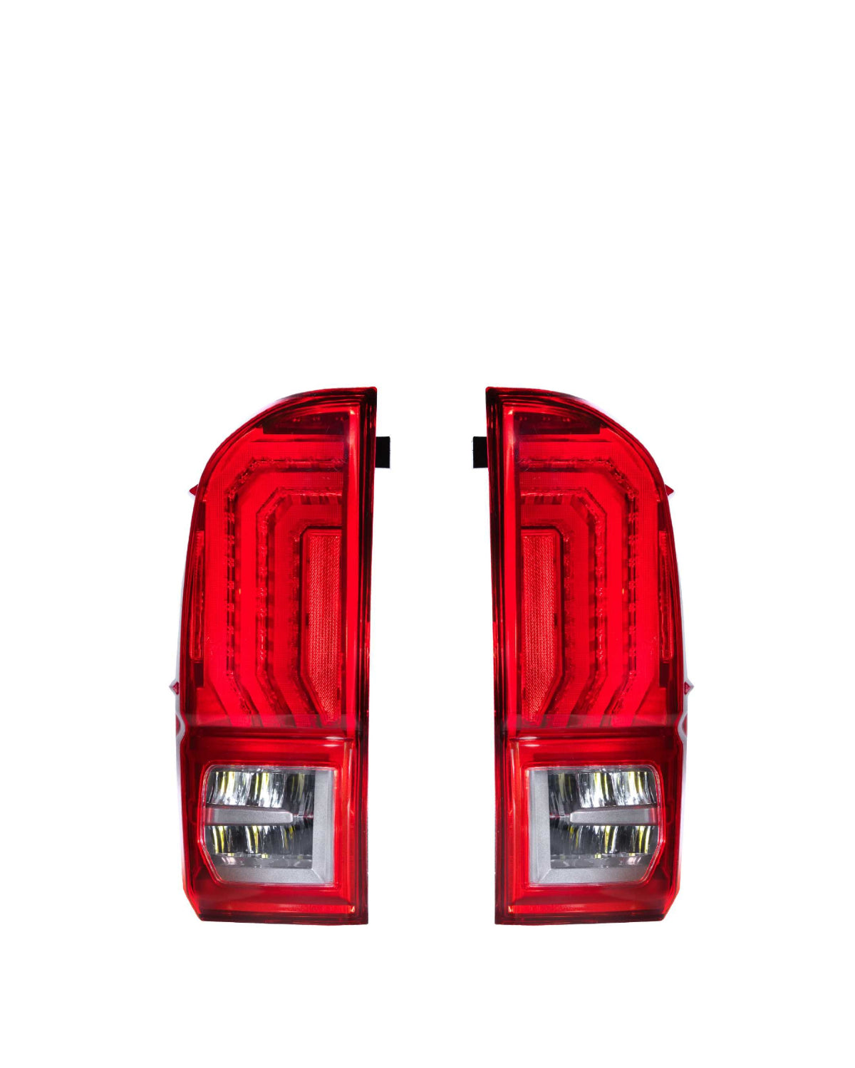 Morimoto XB Sequential LED Tail Lights with Red Lens for 3rd-Gen Tacoma (2016–2023) - Pair