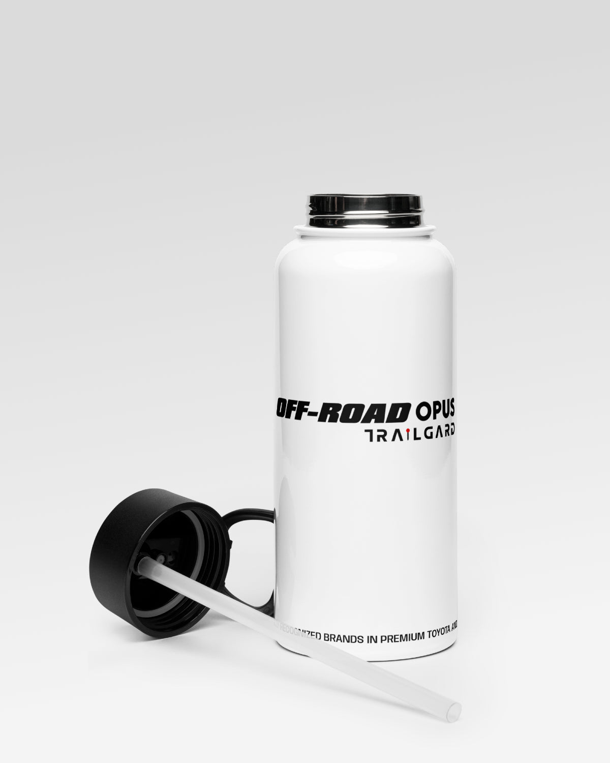 Off-Road Opus Double-Wall Insulated Stainless Steel Bottle - 32-oz, White