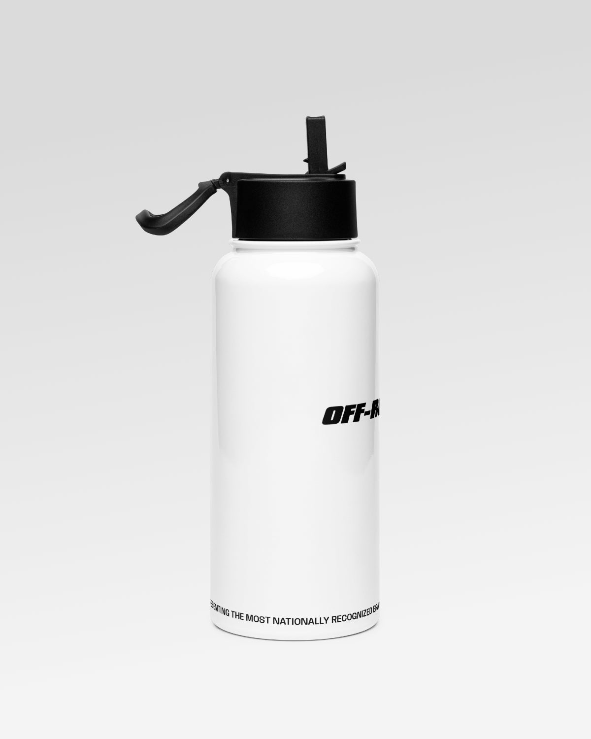 Off-Road Opus Double-Wall Insulated Stainless Steel Bottle - 32-oz, White