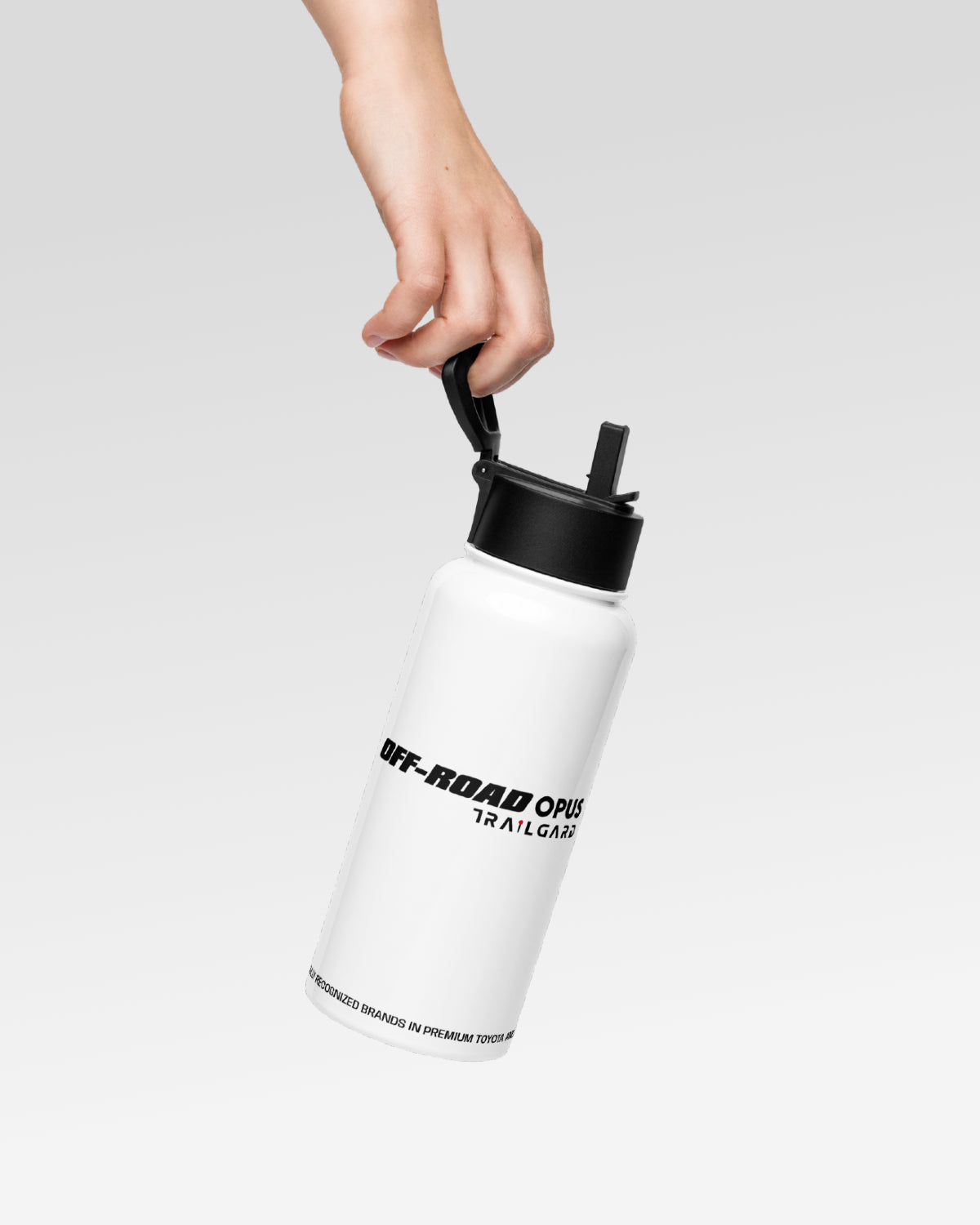 Off-Road Opus Double-Wall Insulated Stainless Steel Bottle - 32-oz, White