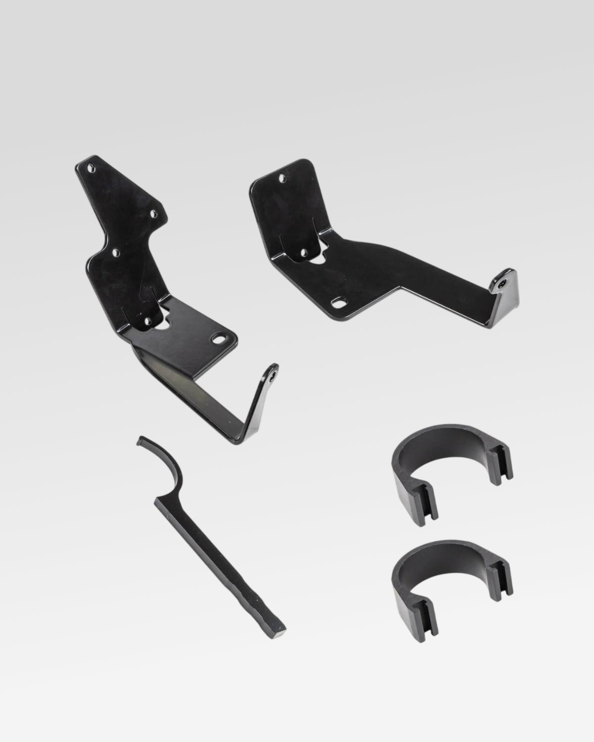 Old Man Emu BP-51 Rear Remote Reservoir Mounting Brackets for 4th-Gen Tacoma (2024–Present) - Pair