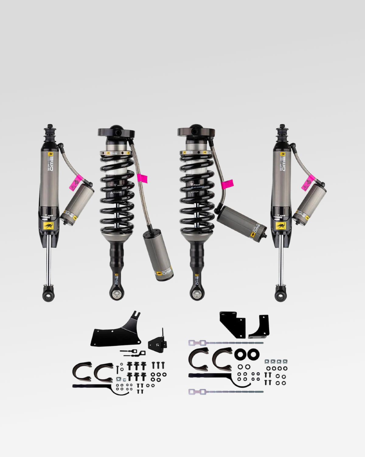 Old Man Emu BP-51 Suspension Kit with 2.5 in Front Lift, 0 in Rear Lift, 0-330 lb Front Load Rating, and 0 lb Rear Load Rating for 5th-Gen 4Runner with Kinetic Dynamic Suspension System (2010–2024)