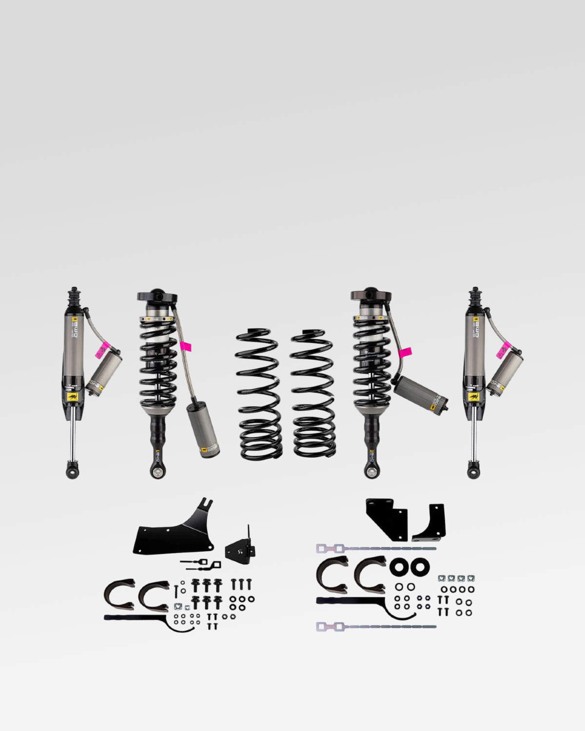 Old Man Emu BP-51 Suspension Kit with 2.5 in Front Lift, 2 in Rear Lift, 0-330 lb Front Load Rating, and 0 lb Rear Load Rating for 5th-Gen 4Runner with Kinetic Dynamic Suspension System (2010–2024)