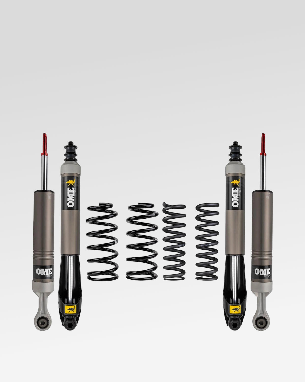 Old Man Emu MT64 Suspension Kit with 2.5 in Front Lift, 2 in Rear Lift, 220–330 lb Front Load Rating, and 880 lb Rear Load Rating for Toyota 4Runner (2003–2024)