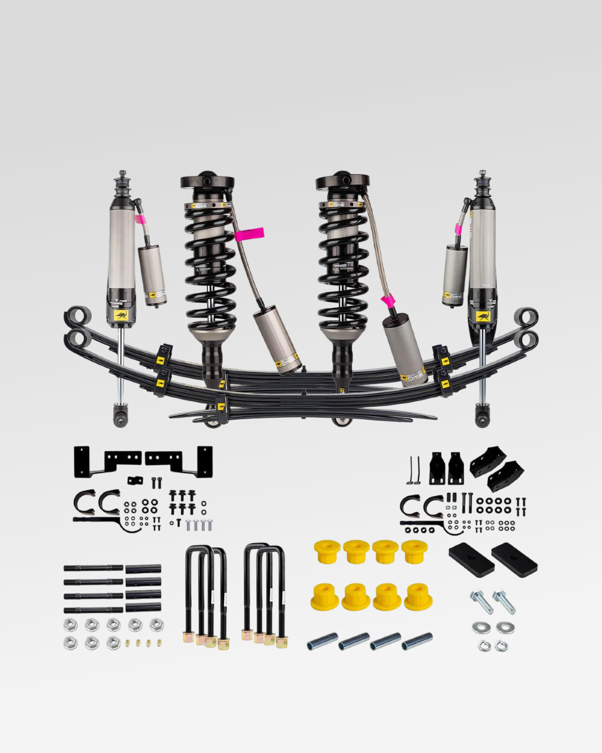 Old Man Emu BP-51 Suspension Kit with 2 in Front Lift, 2 in Rear Lift, 0–330 lb Front Load Rating, and 0 lb Rear Load Rating for Toyota Tacoma (2005–2023)