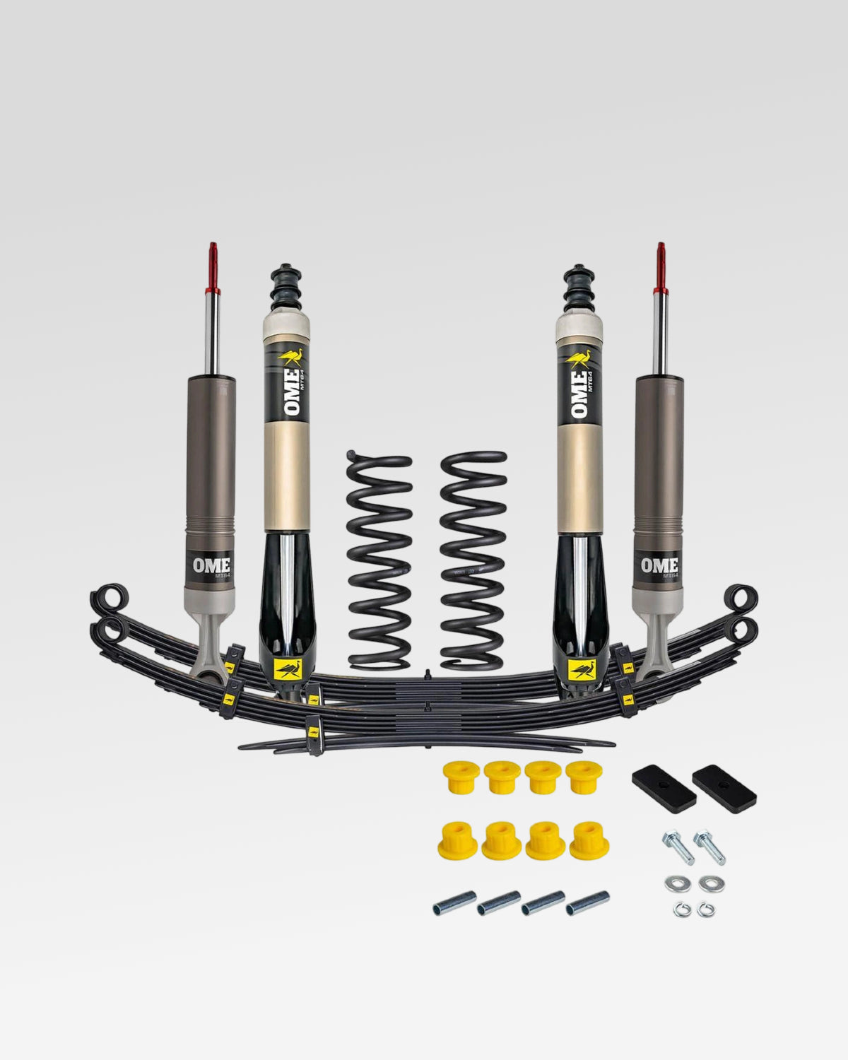 Old Man Emu MT64 Suspension Kit with 2 in Front Lift, 2 in Rear Lift, 0 lb Front Load Rating, and 600 lb Rear Load Rating for 3rd-Gen Tacoma (2016–2023)