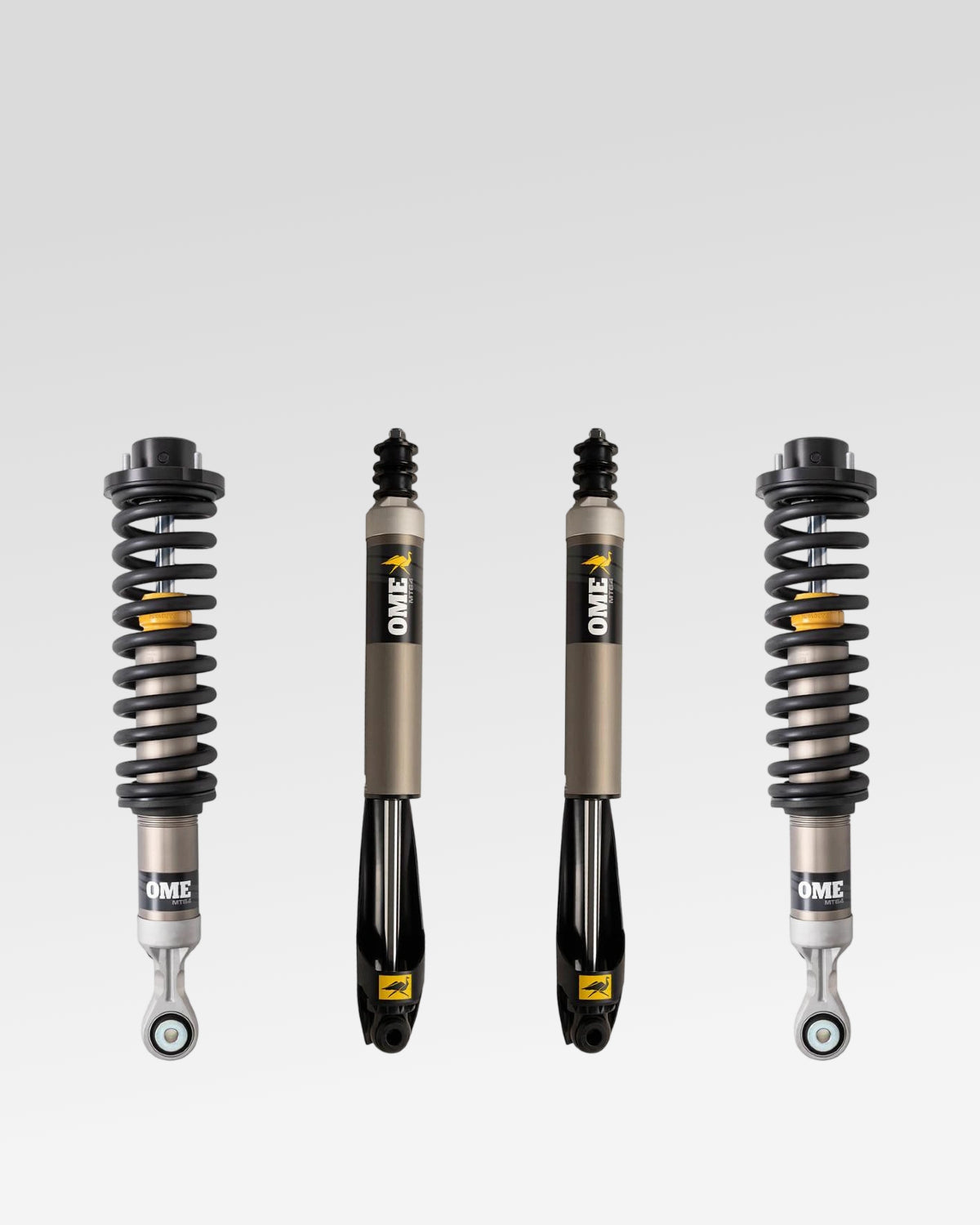 Old Man Emu MT64 Suspension Kit with 1.75–3 in Front Lift, 0 in Rear Lift, 220–330 lb Front Load Rating, and 0 lb Rear Load Rating for 4th-Gen Tacoma (2024–Present)