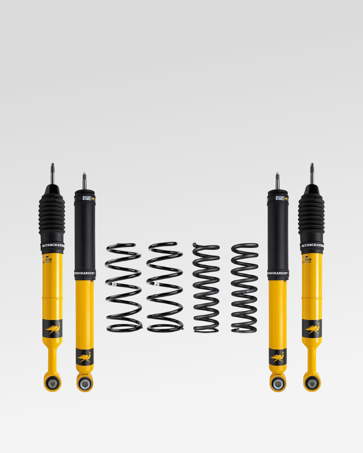 Old Man Emu Nitrocharger Plus Suspension Kit with 2.5 in Front Lift, 2 in Rear Lift, 220-330 lb Front Load Rating, and 0 lb Rear Load Rating for 5th-Gen 4Runner (2010–2024)