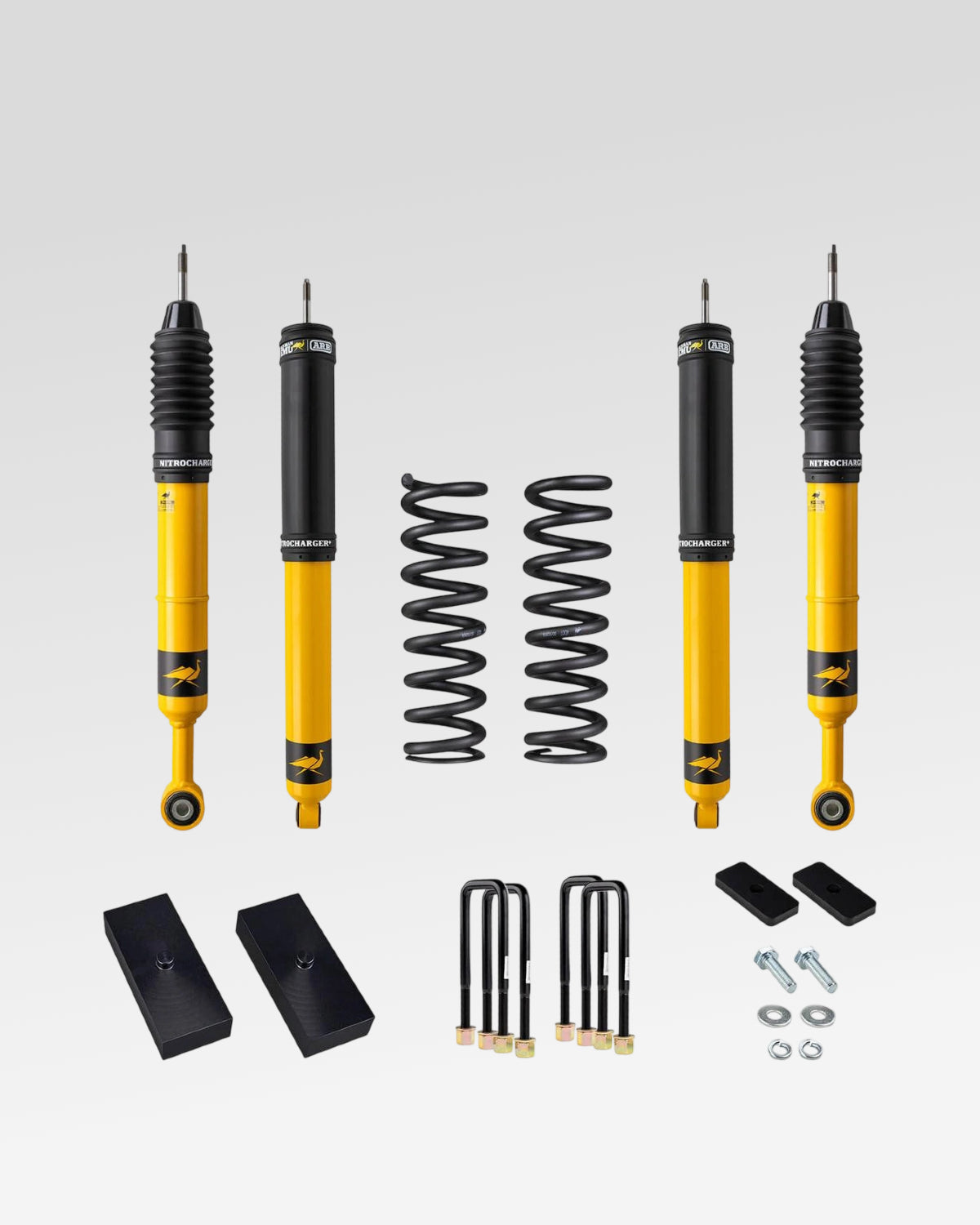 Old Man Emu Nitrocharger Plus Suspension Kit with 2 in Front Lift, 1.25 in Rear Lift, 0 lb Front Load Rating, and 0 lb Rear Load Rating for 3rd-Gen Tacoma (2016–2023)