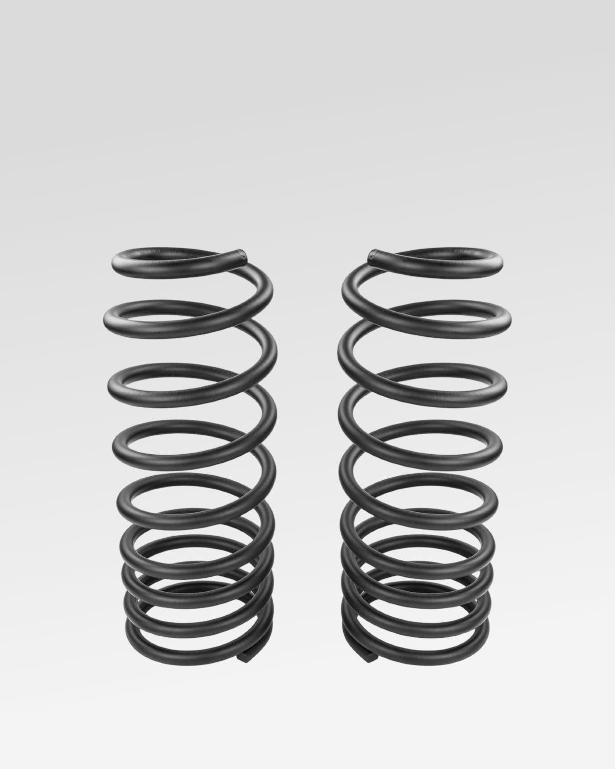 Old Man Emu Rear Dual-Rate Coil Springs in Black with 143–257 lbf/in Spring Rate and 18.3 in Free Height for Land Cruiser 250 Series (2024–Present) - Pair
