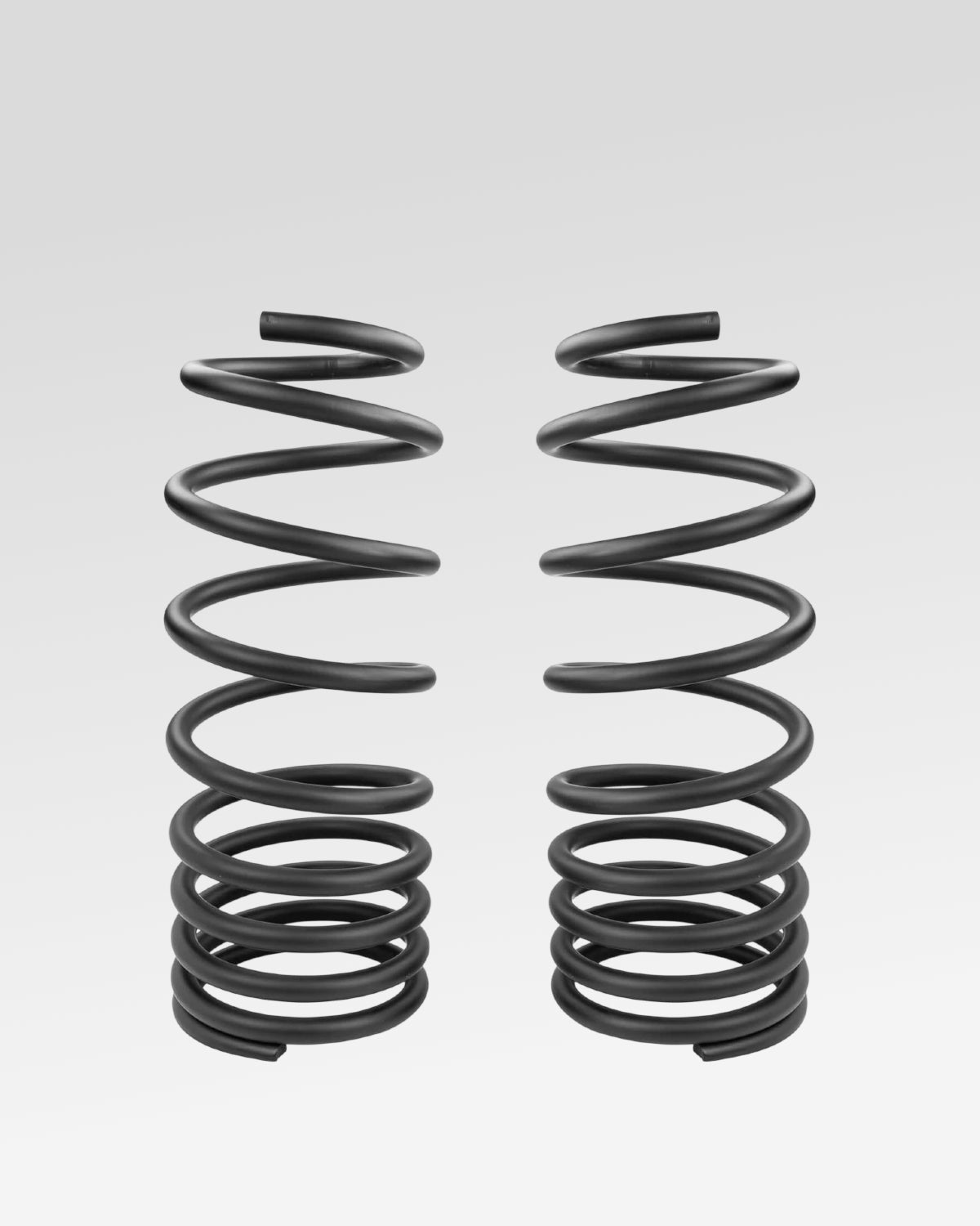 Old Man Emu Rear Dual-Rate Coil Springs in Black with 160–285 lbf/in Spring Rate and 18.5 in Free Height for Land Cruiser 250 Series (2024–Present) - Pair