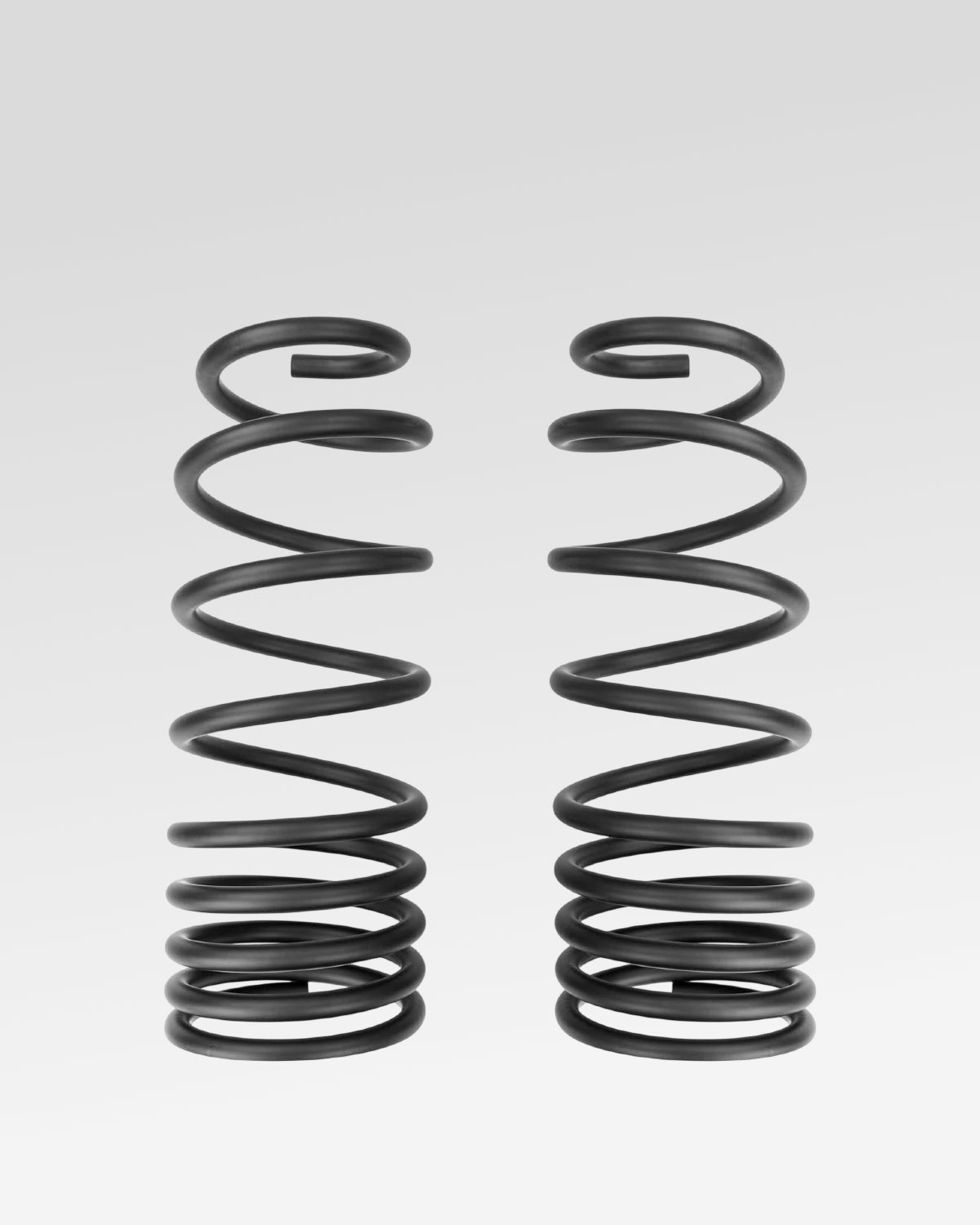 Old Man Emu Rear Dual-Rate Coil Springs in Black with 160–285 lbf/in Spring Rate and 19.3 in Free Height for Land Cruiser 250 Series (2024–Present) - Pair