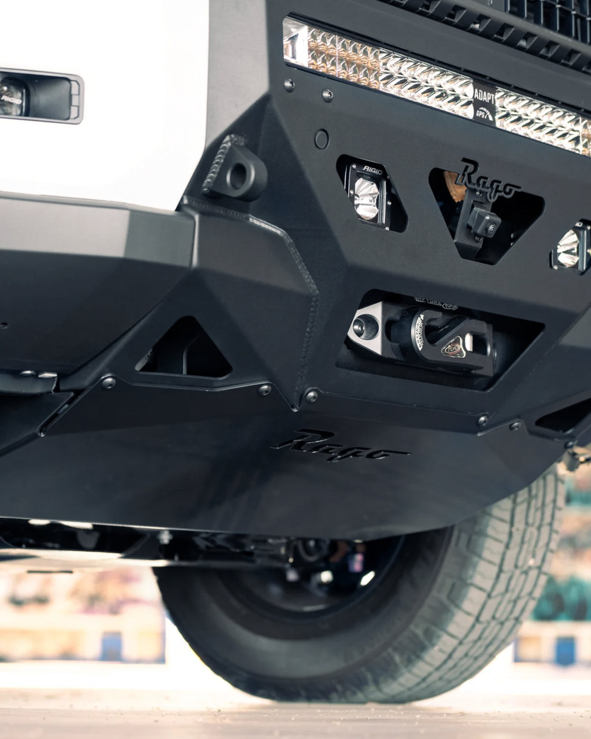 Rago Fabrication 3/16 in Aluminum Low-Profile Front Bumper Skid Plate for Land Cruiser 250 Series (2024–Present)