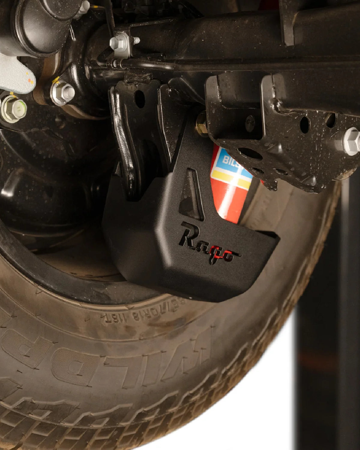 Rago Fabrication 4 mm Steel Rear Shock Mount Skid Plates for 6th-Gen 4Runner (2025–Present) - Pair