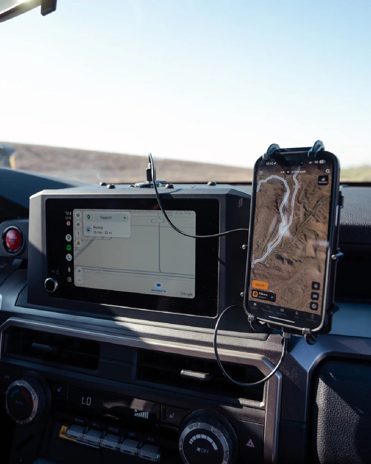 Rago Fabrication Dashboard Accessory Mounting Panel for 6th-Gen 4Runner with 8 in Infotainment Screen (2025–Present)