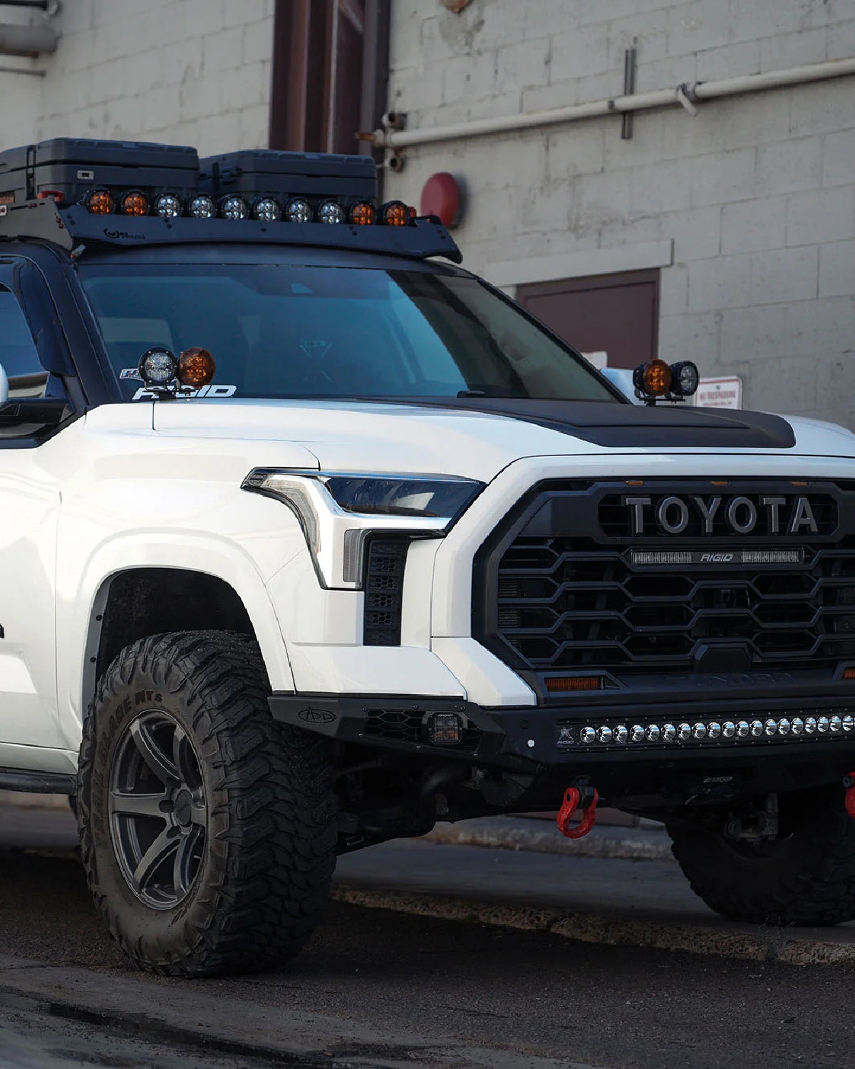 Rago Fabrication Double Ditch Light Mounting Brackets for 3rd-Gen Tundra (2022–Present) - Pair