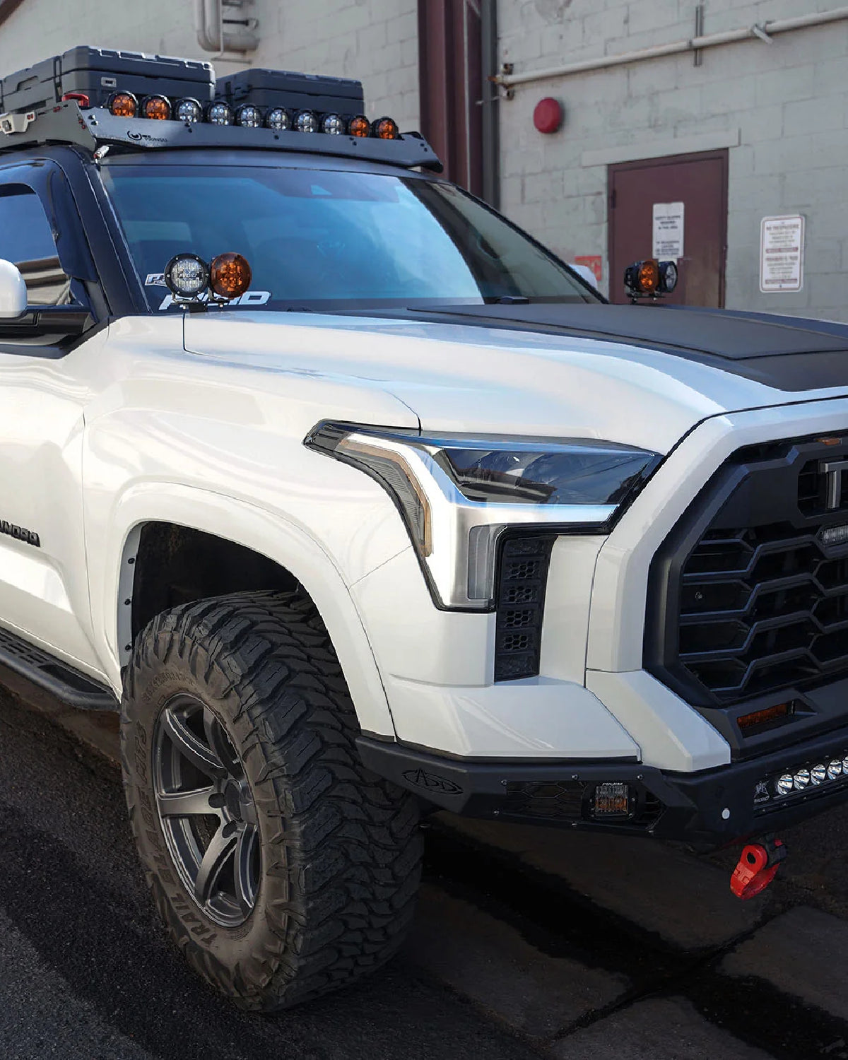 Rago Fabrication Double Ditch Light Mounting Brackets for 3rd-Gen Tundra (2022–Present) - Pair