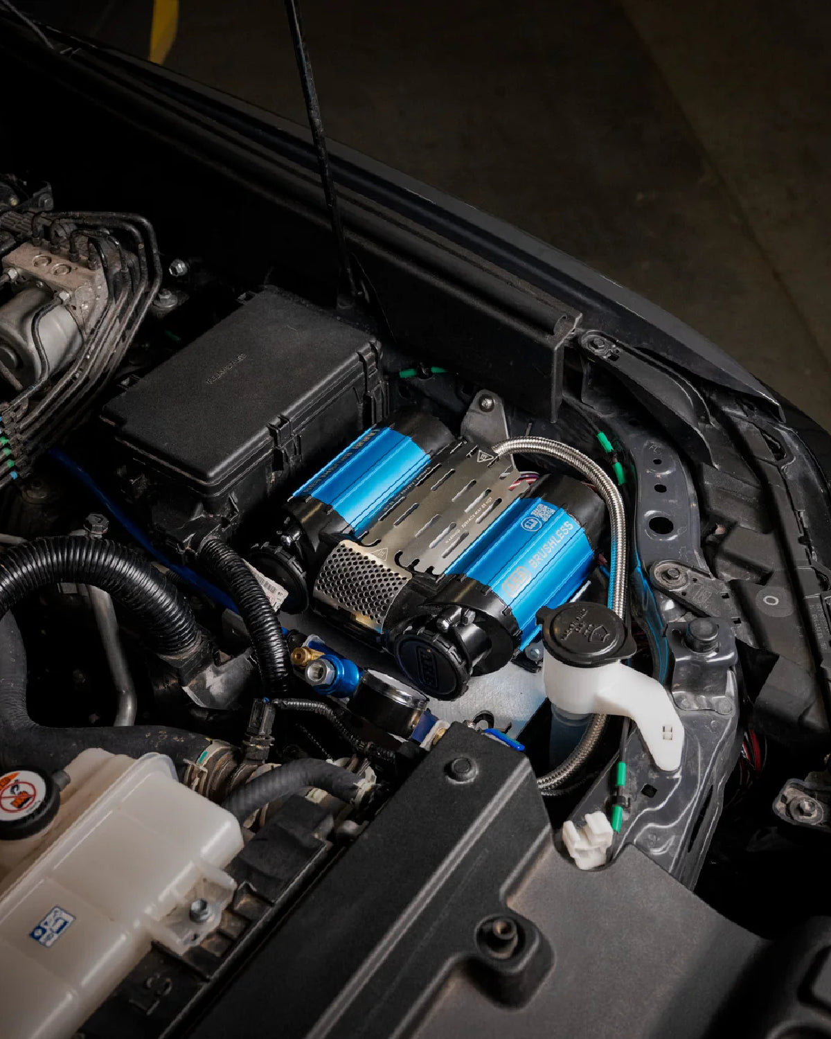 Rago Fabrication Engine Bay Air Compressor Mounting Bracket for 6th-Gen 4Runner (2025–Present)