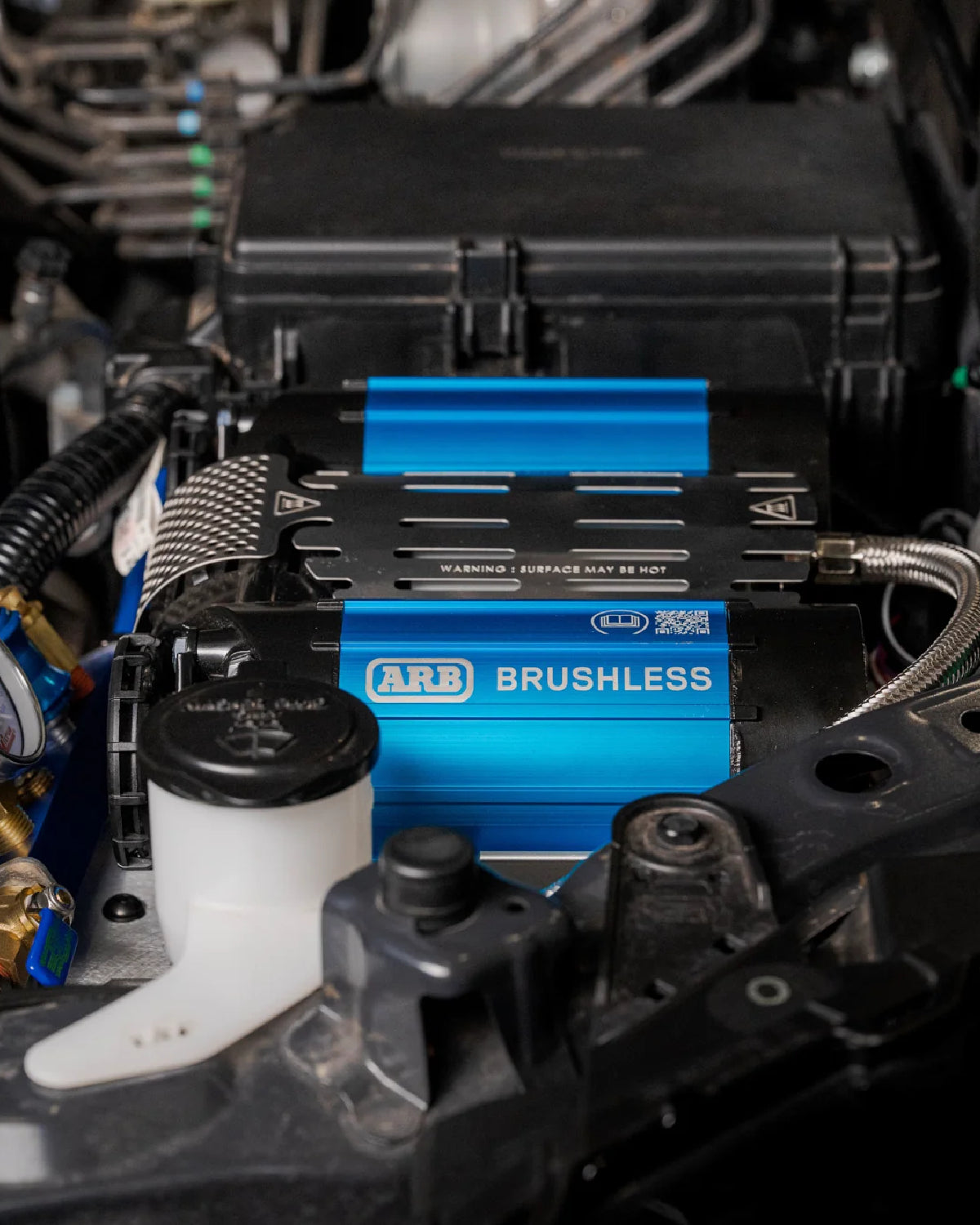 Rago Fabrication Engine Bay Air Compressor Mounting Bracket for 6th-Gen 4Runner (2025–Present)