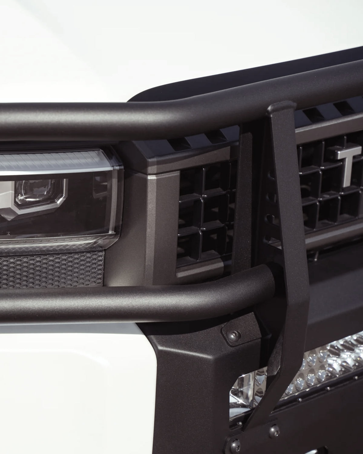 Rago Fabrication Low-Profile Front Bumper Brush Guard for Land Cruiser 250 Series (2024–Present)