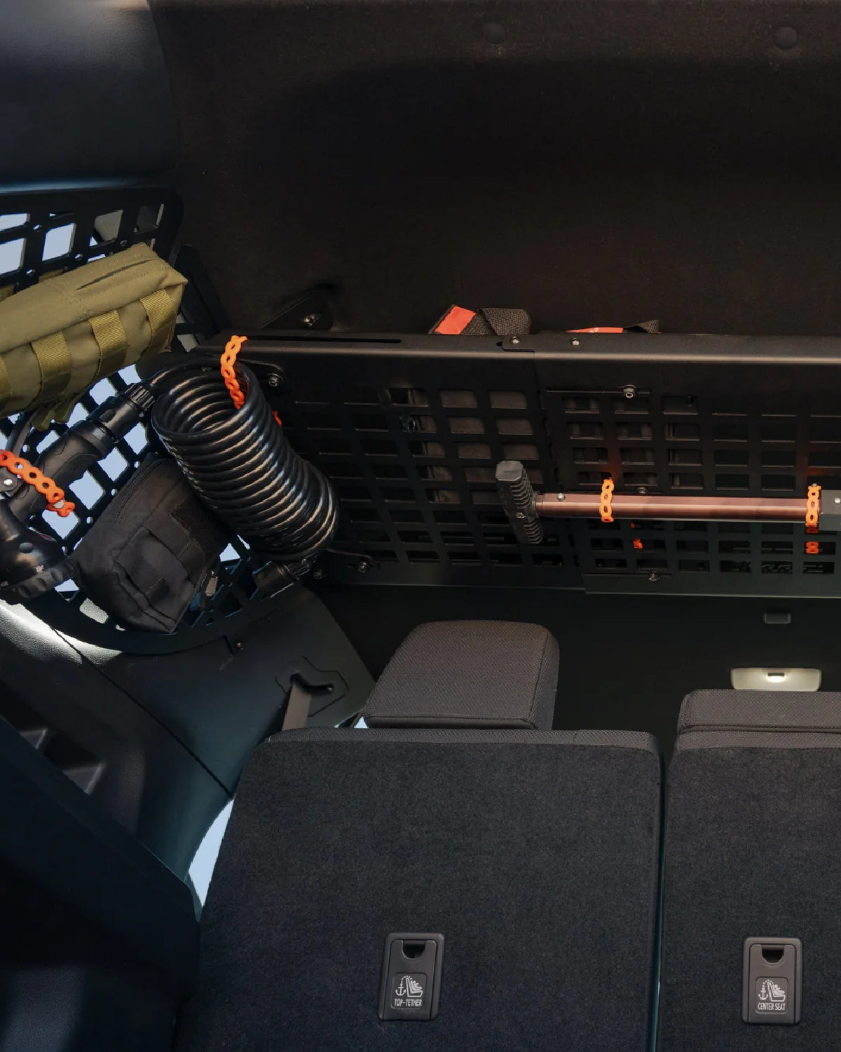 Rago Fabrication Rear Interior MOLLE Panel Shelf for 6th-Gen 4Runner (2025–Present)