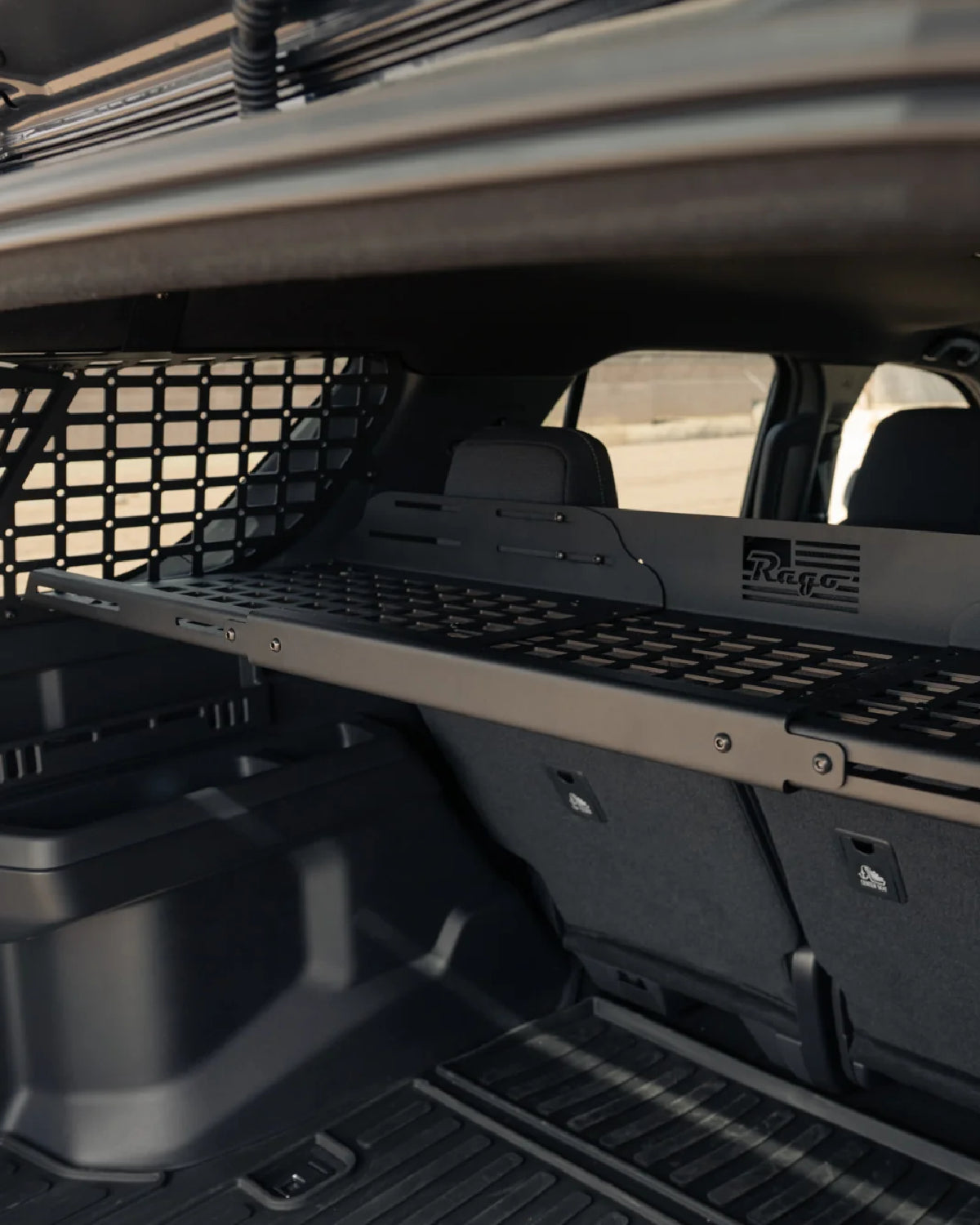 Rago Fabrication Rear Interior MOLLE Panel Shelf for 6th-Gen 4Runner (2025–Present)