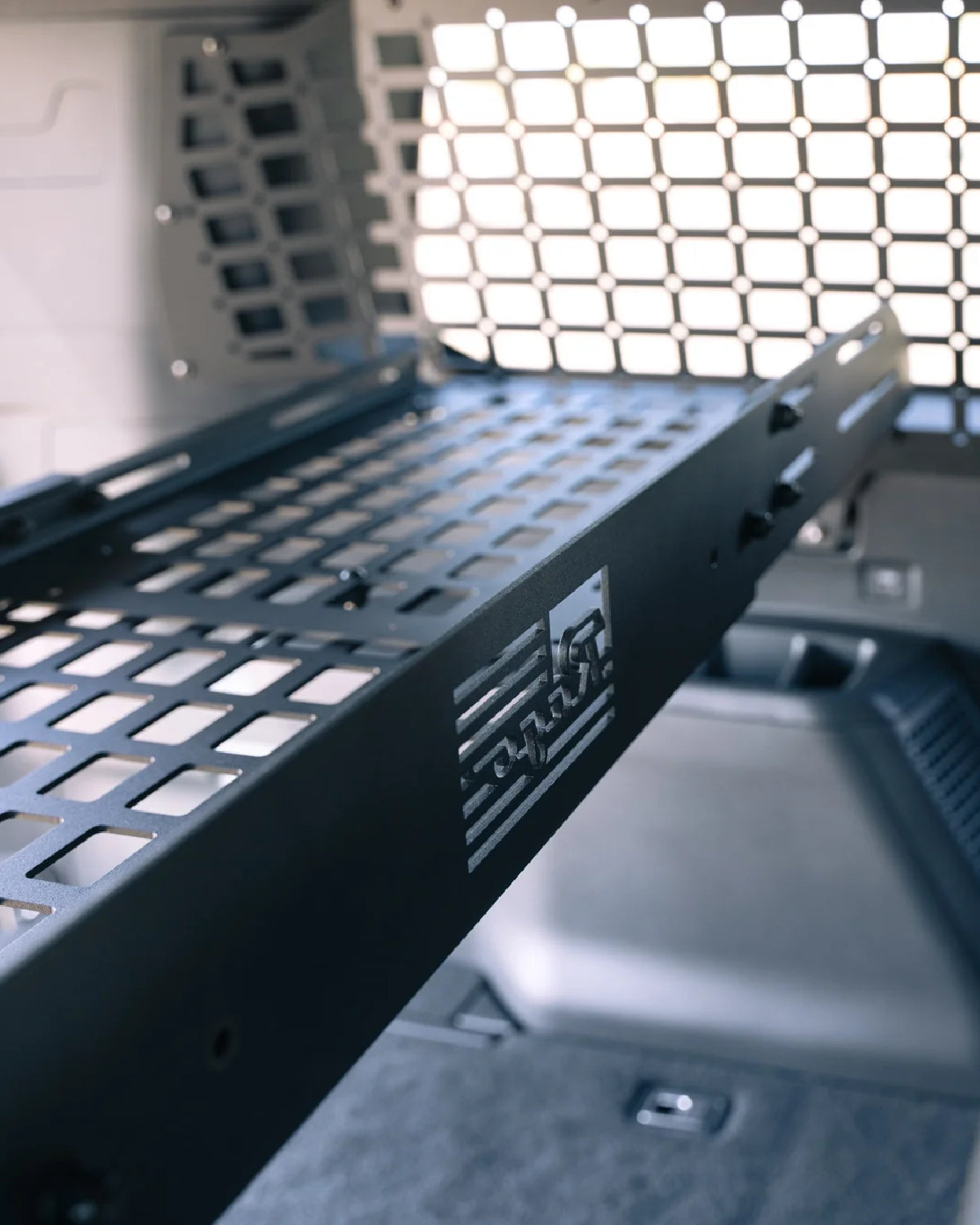 Rago Fabrication Rear Interior MOLLE Panel Shelf for Land Cruiser 250 Series (2024–Present)