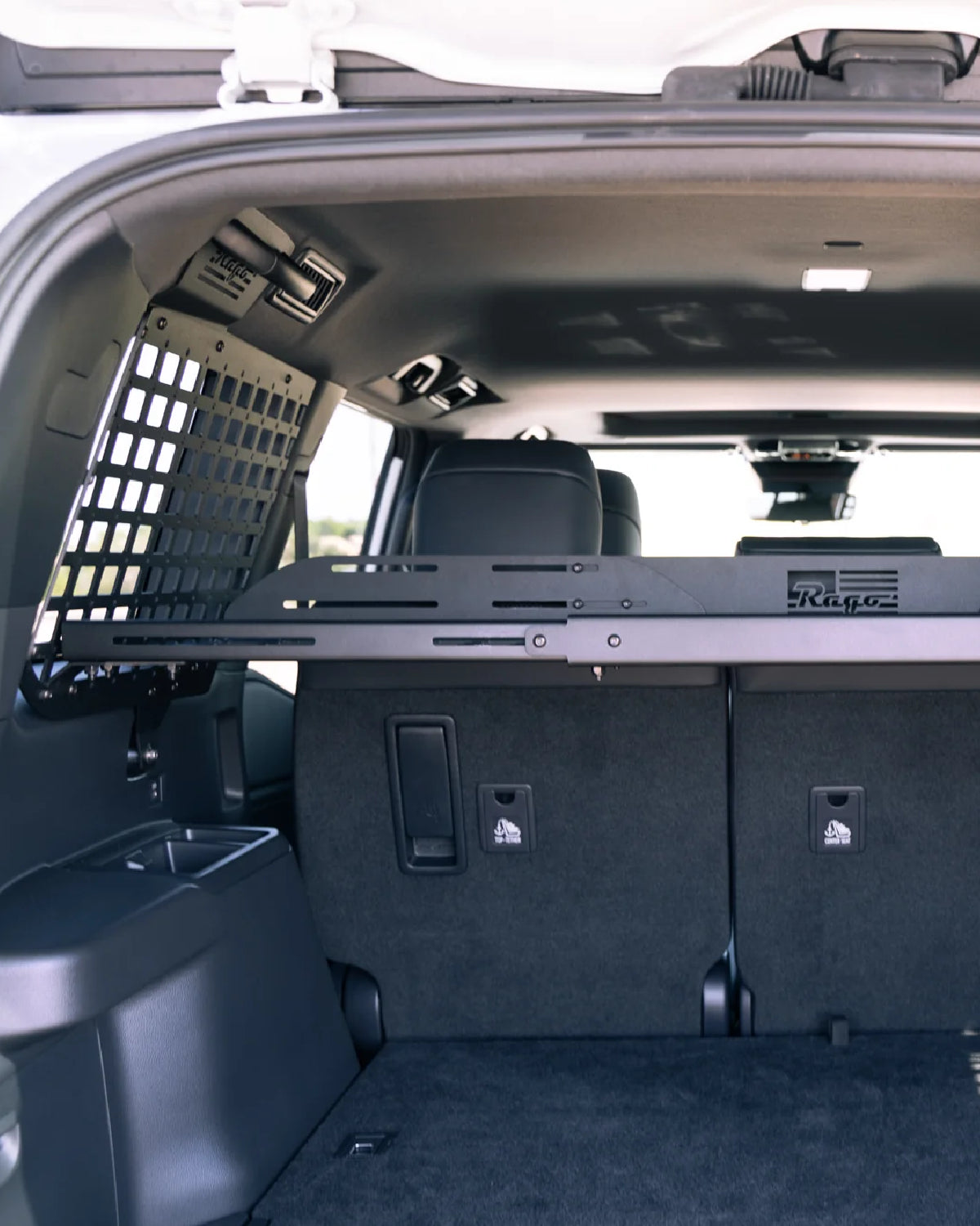 Rago Fabrication Rear Interior MOLLE Panel Shelf for Land Cruiser 250 Series (2024–Present)