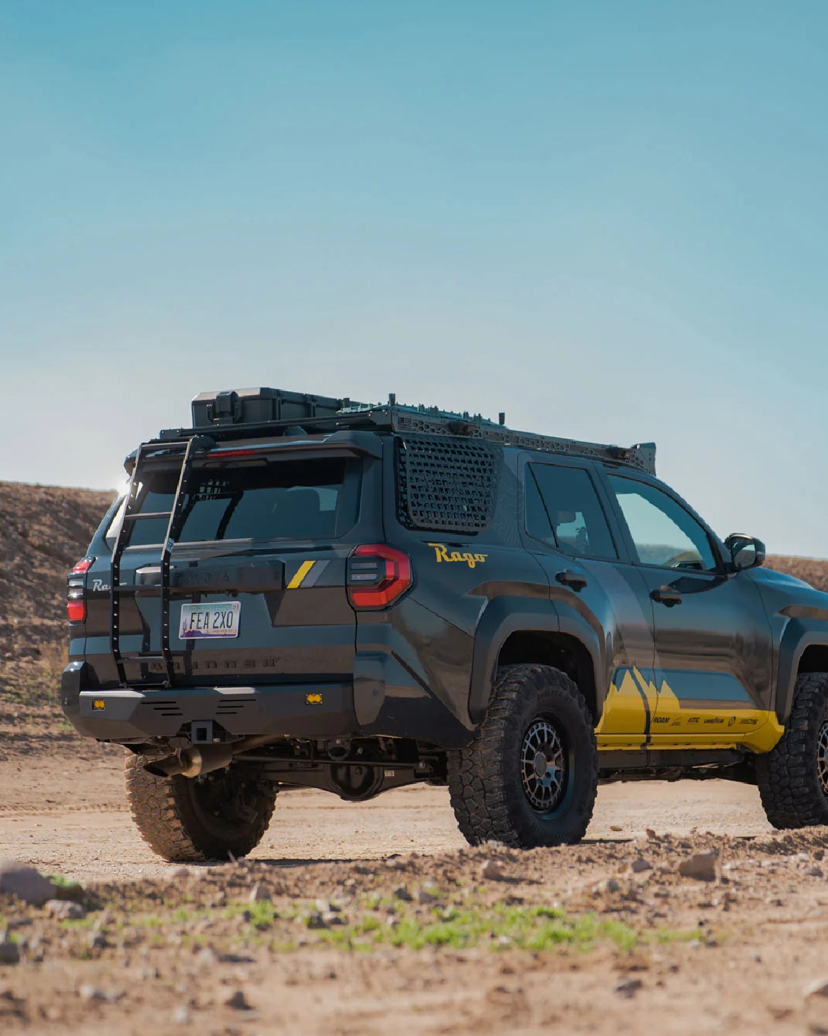 Rago Fabrication Rear Liftgate Ladder for 6th-Gen 4Runner (2025–Present)