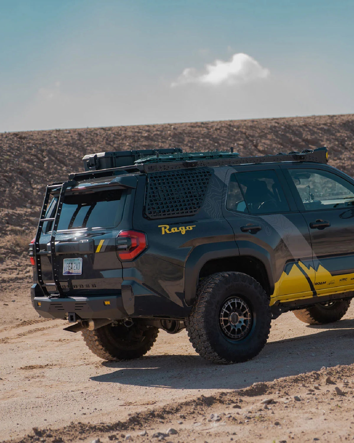 Rago Fabrication Rear Liftgate Ladder for 6th-Gen 4Runner (2025–Present)