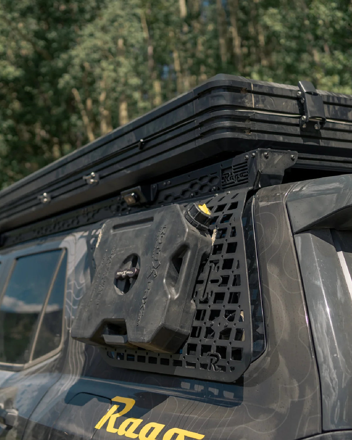 Rago Fabrication Driver's Side Rear Window Exterior MOLLE Panel for 6th-Gen 4Runner (2025–Present)