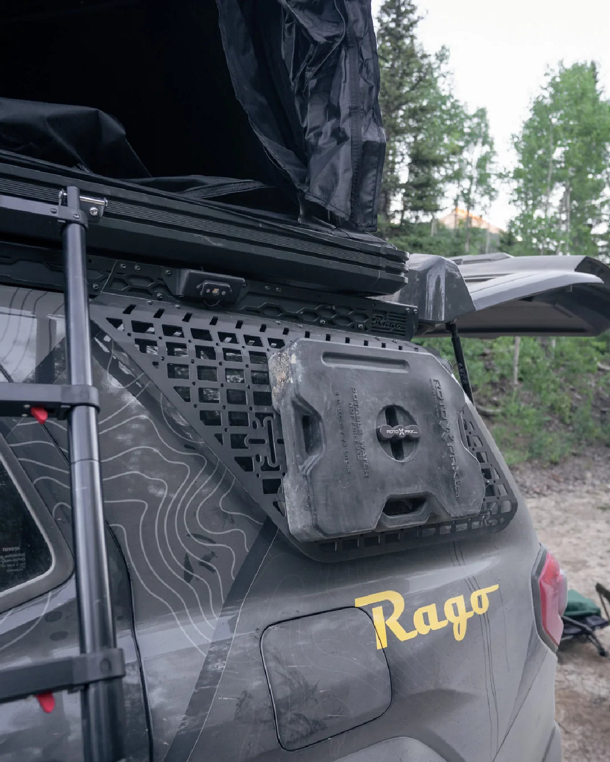 Rago Fabrication Rear Window Exterior MOLLE Panels for 6th-Gen 4Runner (2025–Present) - Pair