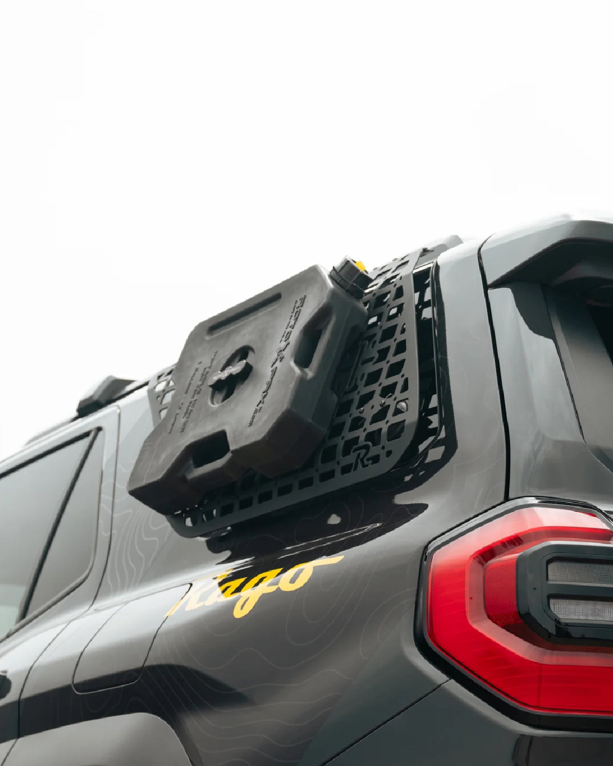 Rago Fabrication Driver's Side Rear Window Exterior MOLLE Panel for 6th-Gen 4Runner with OEM Roof Rails (2025–Present)