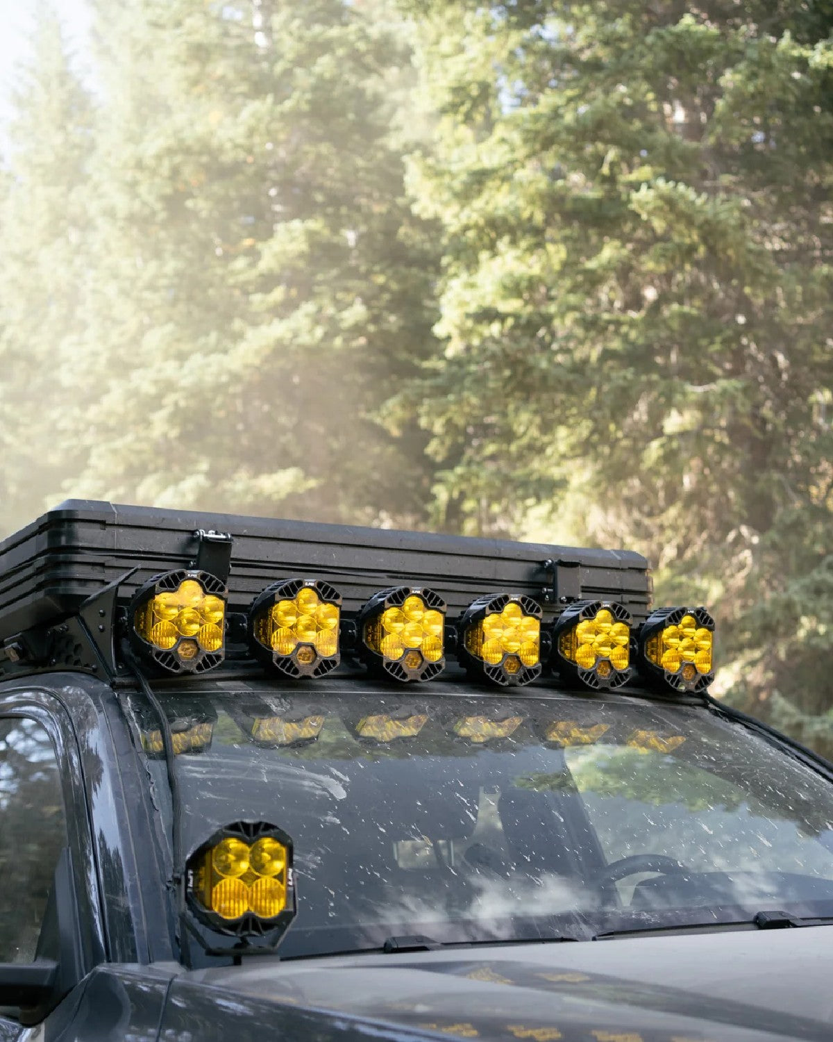 Rago Fabrication Roof Rack Baja Designs LP6 Light Pod Light Bar Mounting Bracket for 6th-Gen 4Runner (2025–Present)