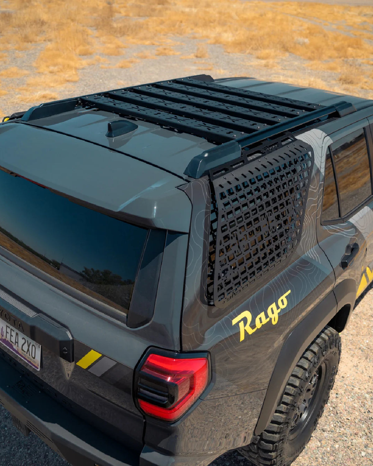 Rago Fabrication Roof Rack Crossbars for 6th-Gen 4Runner with OEM Roof Rails (2025–Present) - Set of 5