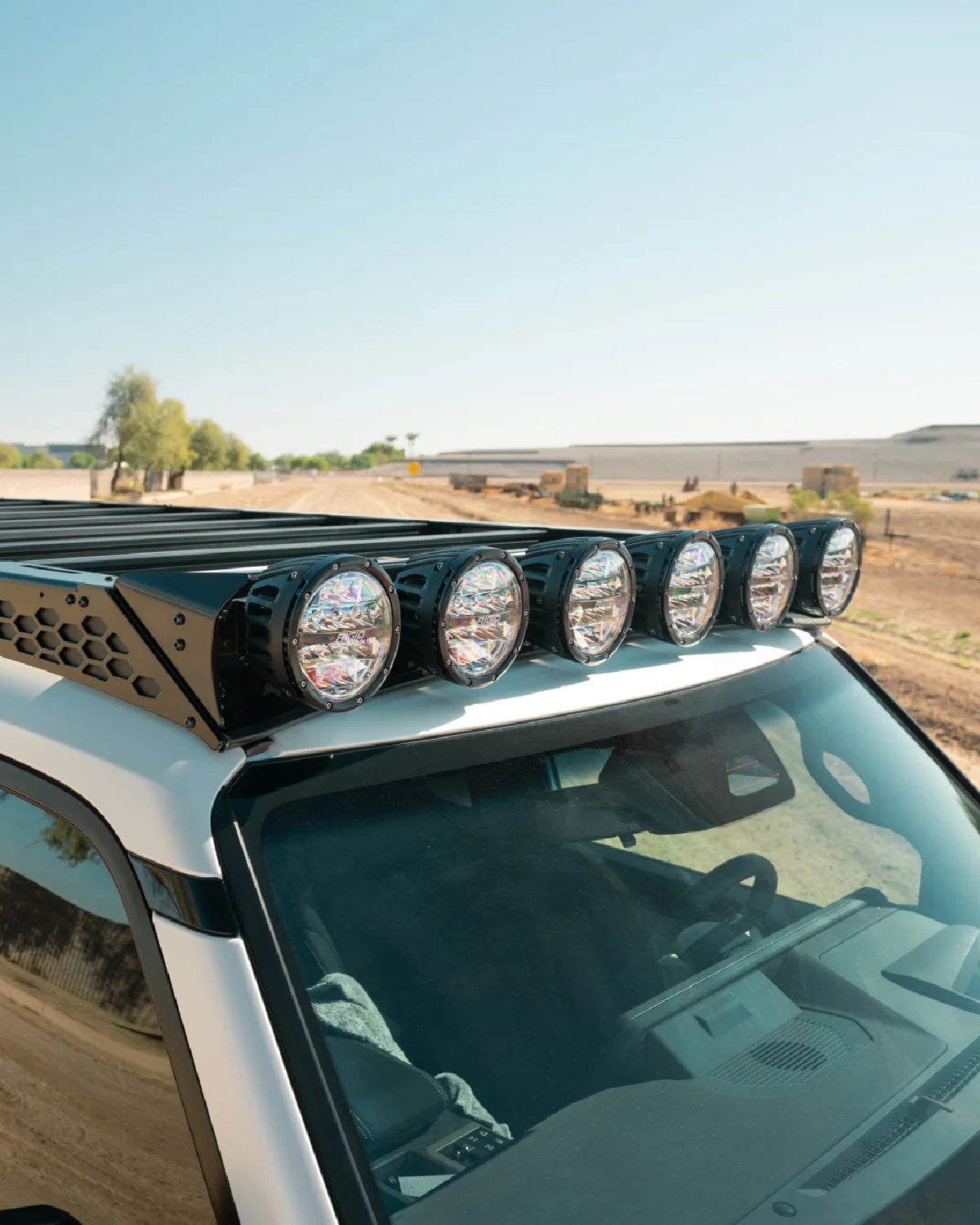 Rago Fabrication Roof Rack Rigid Industries Light Pod Bar Mounting Bracket for Land Cruiser 250 Series (2024–Present)