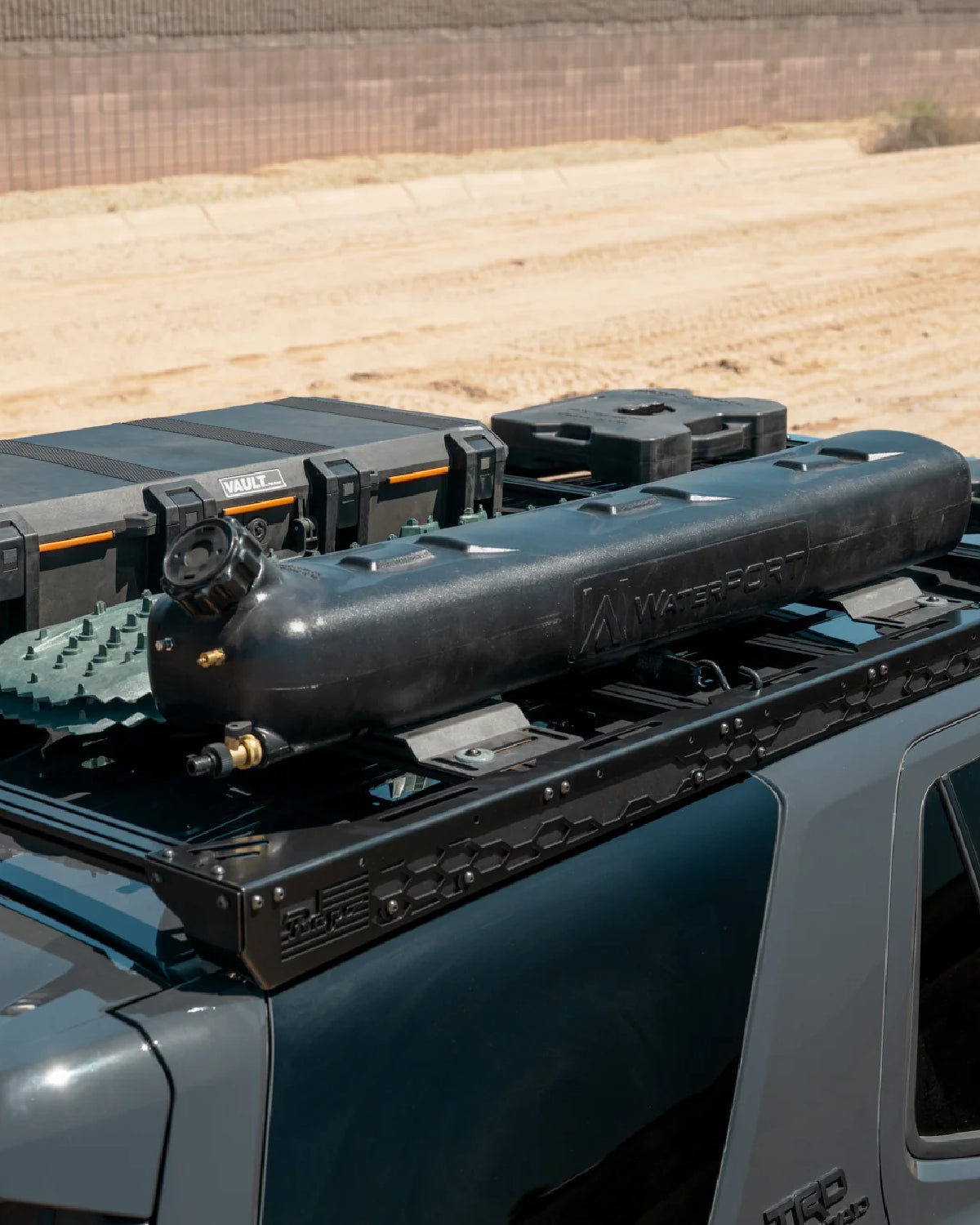 Rago Fabrication Roof Rack with 40 in Light Bar Cutout Front Fairing for 6th-Gen 4Runner (2025–Present)