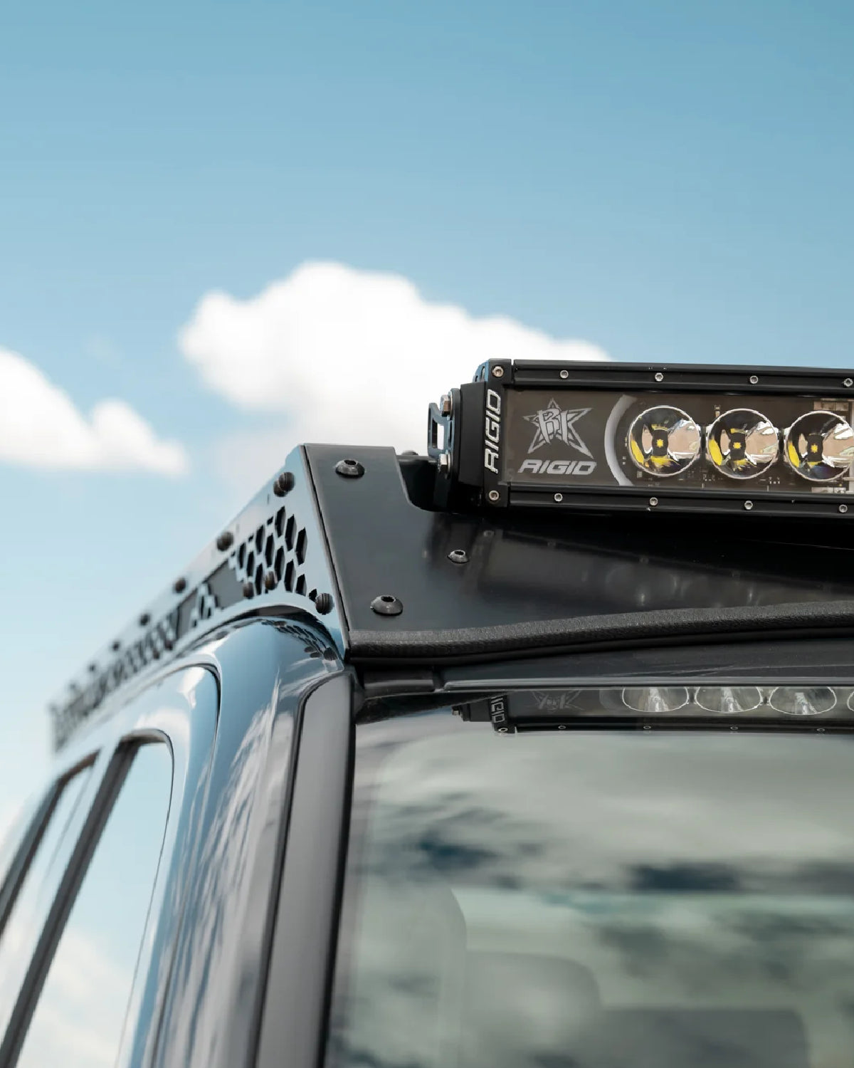 Rago Fabrication Roof Rack with 40 in Light Bar Cutout Front Fairing for 6th-Gen 4Runner (2025–Present)