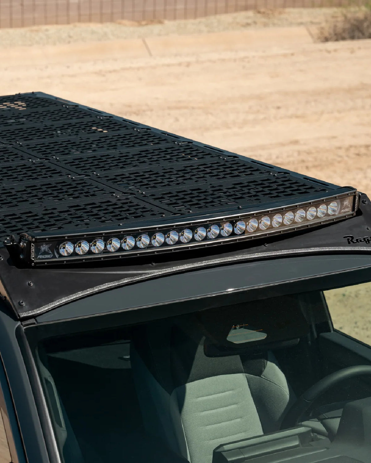 Rago Fabrication Roof Rack with 40 in Light Bar Cutout Front Fairing for 6th-Gen 4Runner (2025–Present)