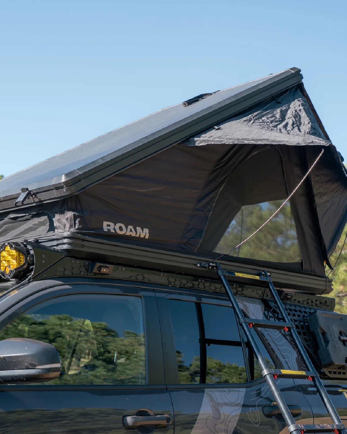 Rago Fabrication Roof Rack with 40 in Light Bar Cutout Front Fairing for 6th-Gen 4Runner (2025–Present)