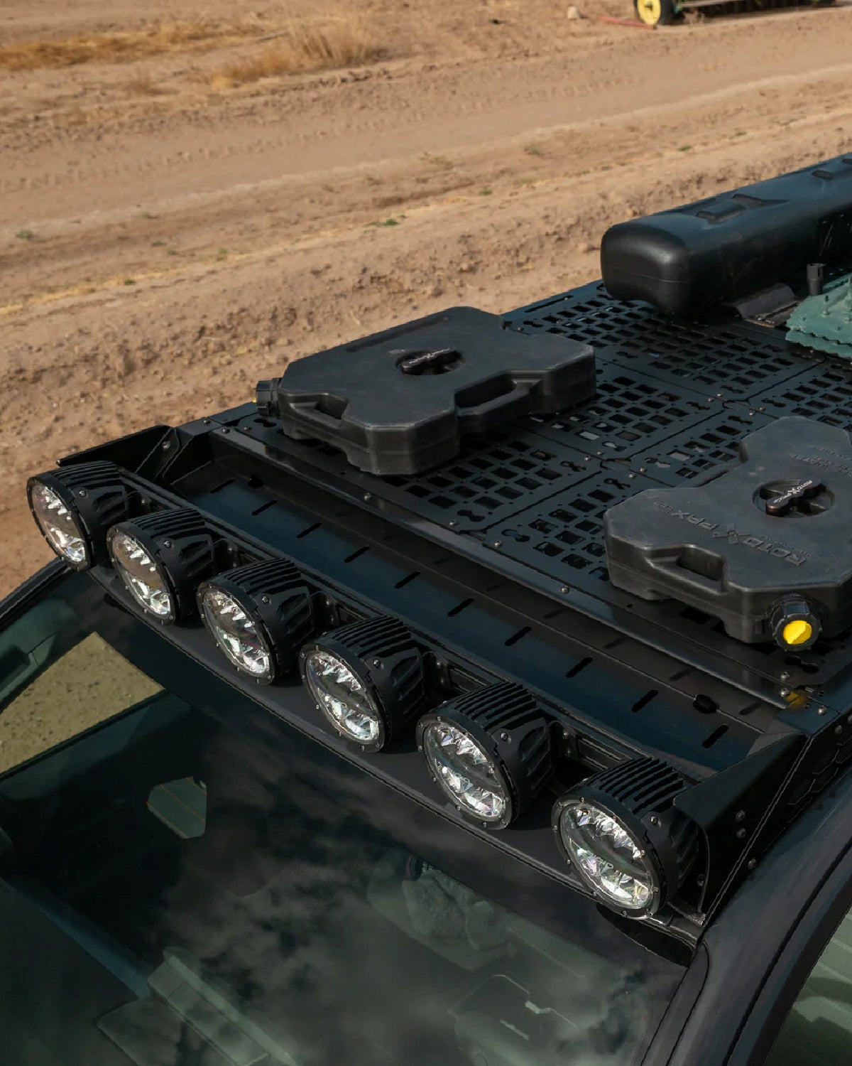 Rago Fabrication Roof Rack with 40 in Light Bar Cutout Front Fairing for 6th-Gen 4Runner (2025–Present)