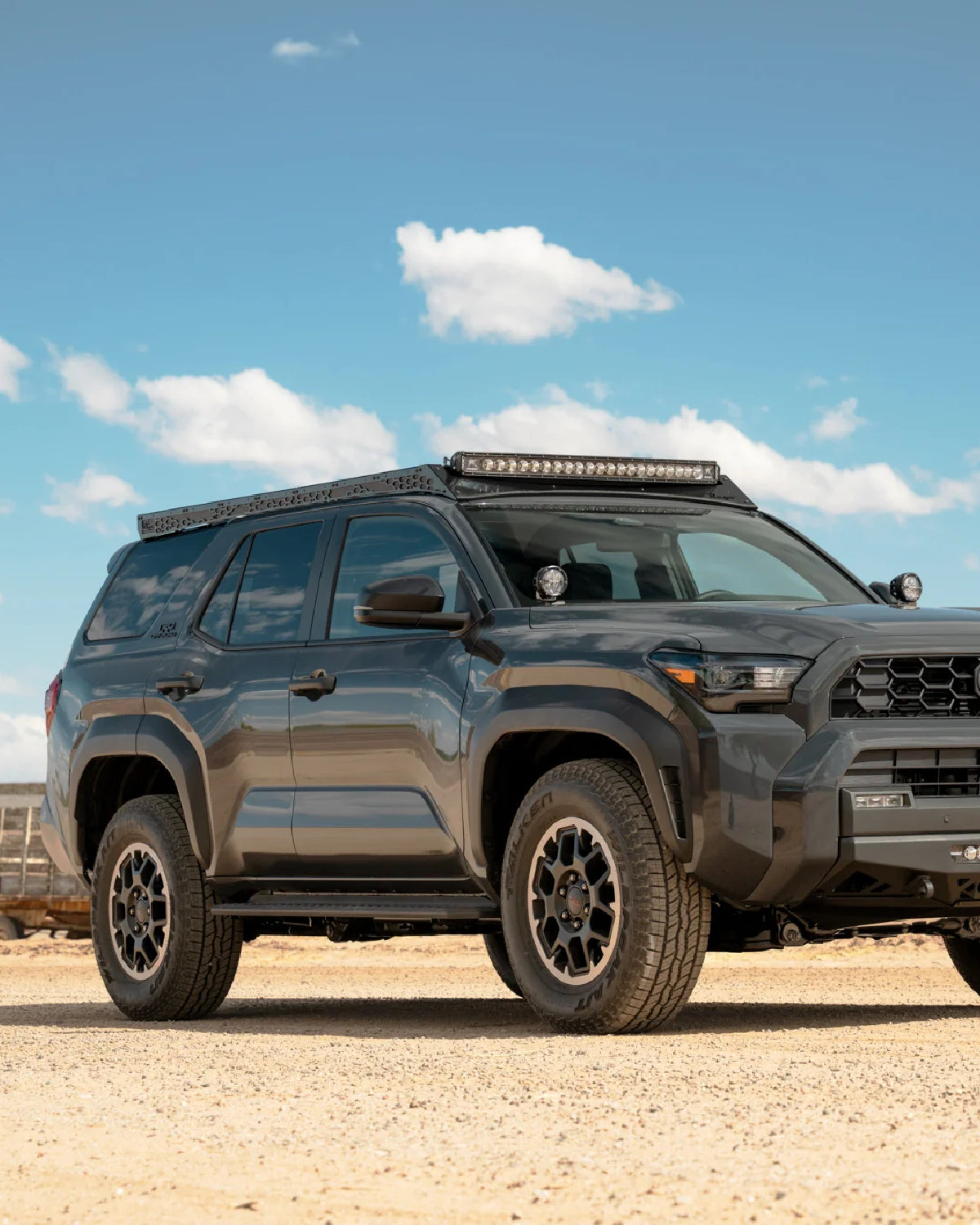 Rago Fabrication Roof Rack with 40 in Light Bar Cutout Front Fairing for 6th-Gen 4Runner (2025–Present)