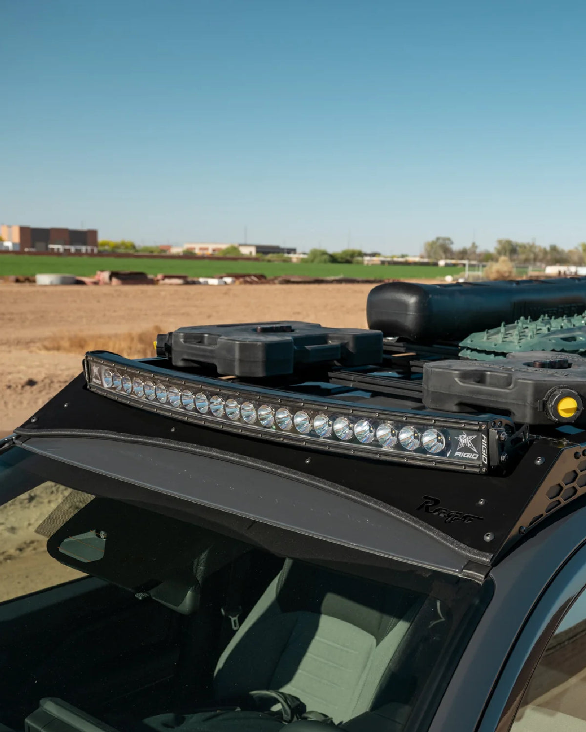 Rago Fabrication Roof Rack with 40 in Light Bar Cutout Front Fairing for 6th-Gen 4Runner (2025–Present)