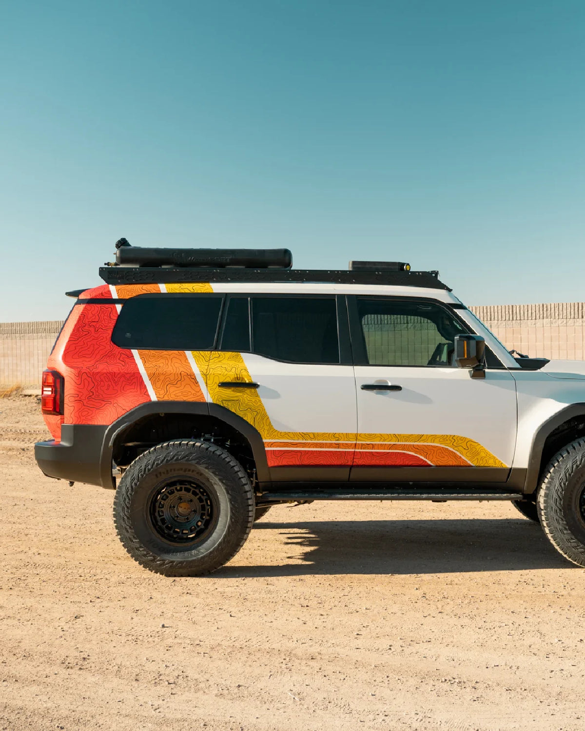 Rago Fabrication Roof Rack with 40 in Light Bar Cutout Front Fairing for Land Cruiser 250 Series (2024–Present)