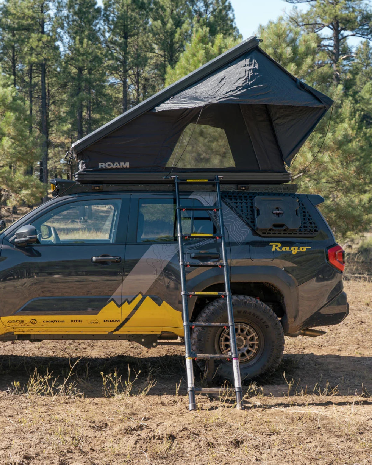 Rago Fabrication Roof Rack with Standard Front Fairing for 6th-Gen 4Runner (2025–Present)