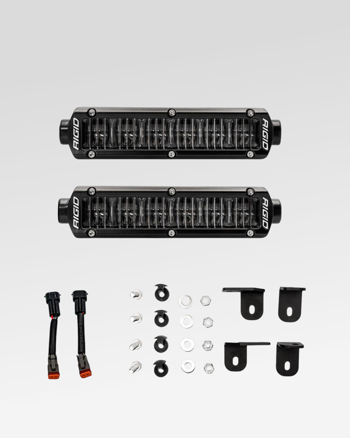 Rigid Industries SR-Series SAE LED Fog Light Kit with SAE Fog Beam Pattern and Clear Lens for 6th-Gen 4Runner (2025–Present)