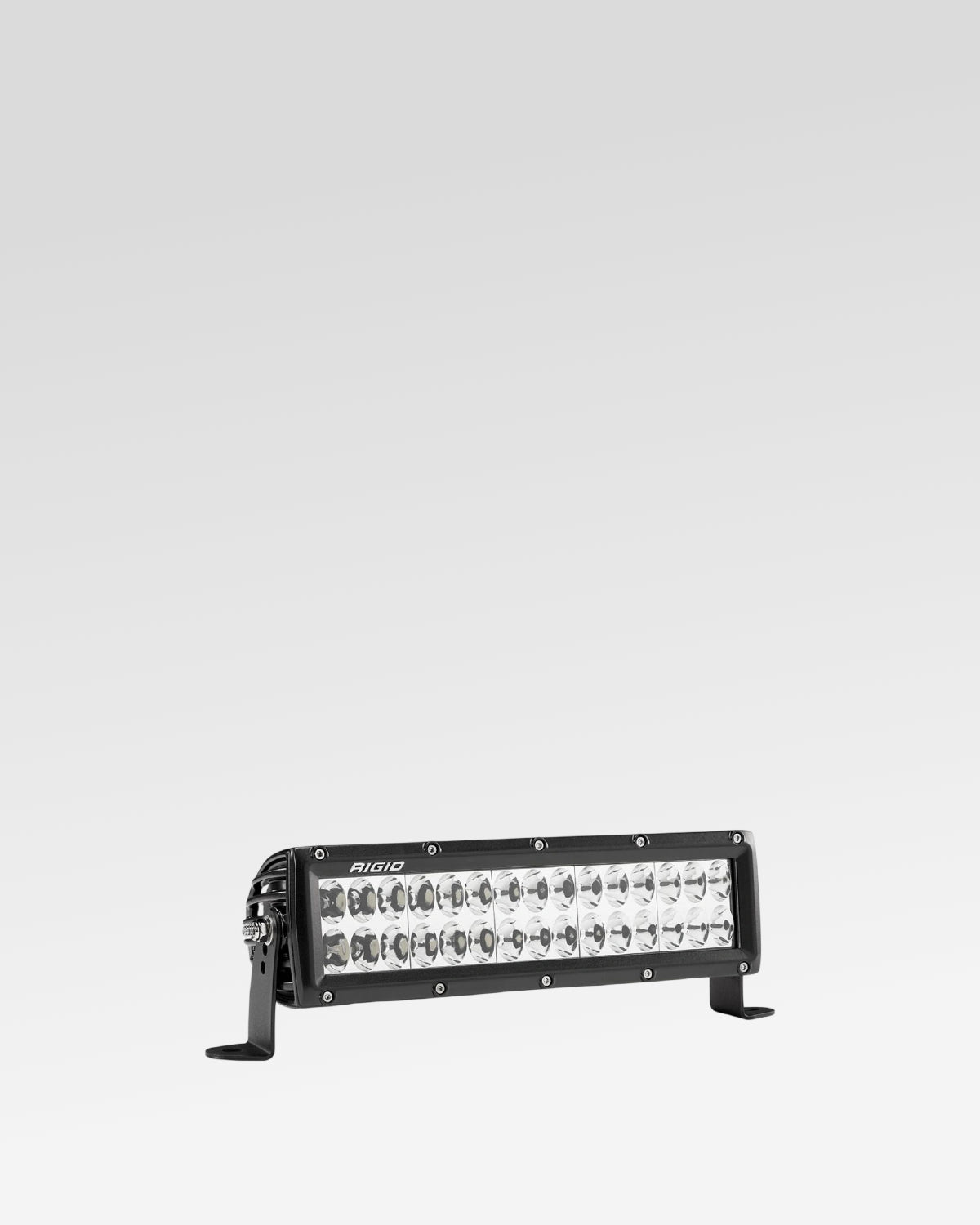 Rigid Industries E-Series 10 in Dual-Row LED Light Bar with Driving Beam Pattern and Clear Lens