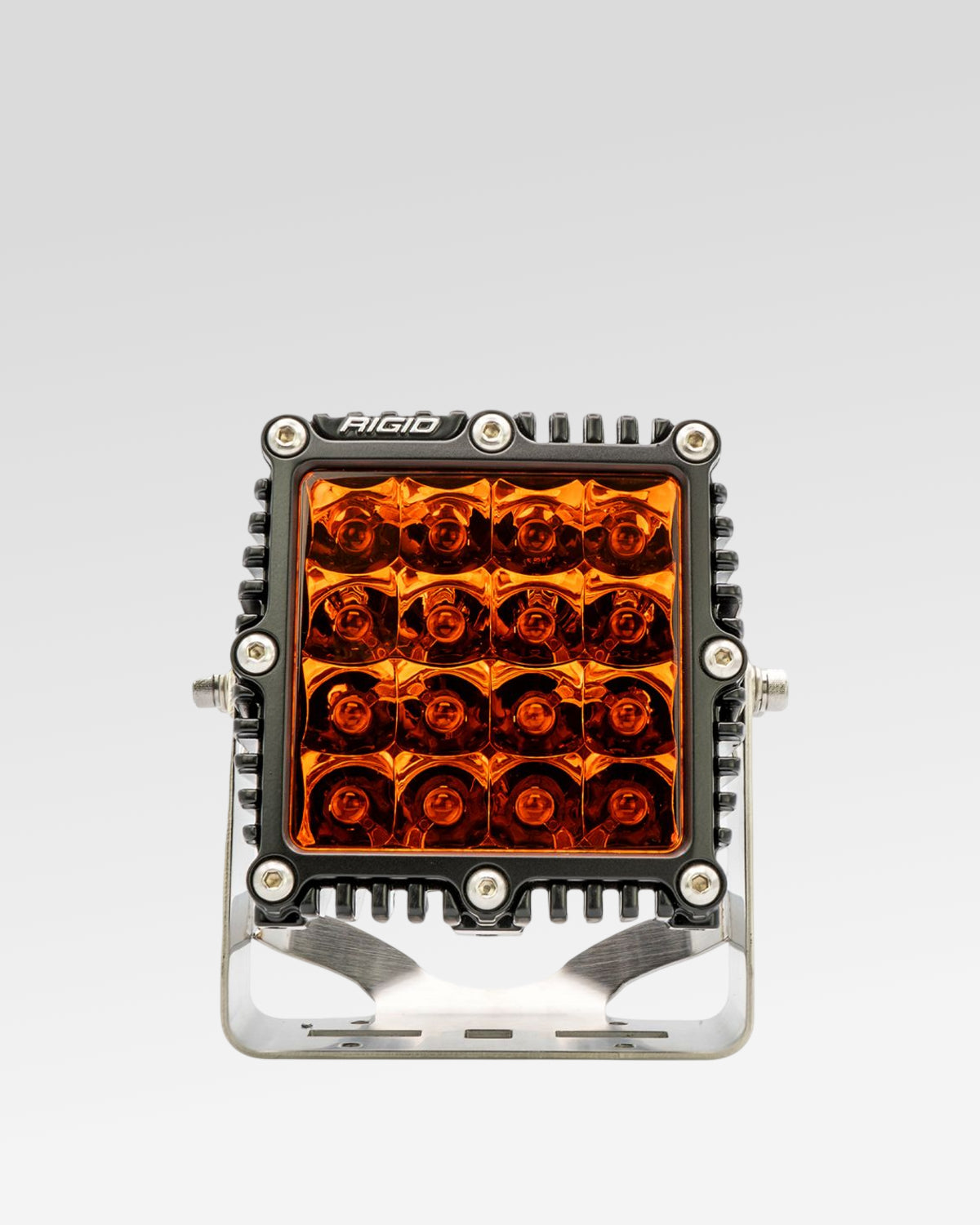 Rigid Industries Q-Series LED Light Pod with Spot Beam Pattern and Amber Lens